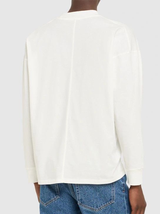 The Row o1lsvrm0425 Long Sleeved T-Shirt in White Size US M / EU 48-50 / 2 - 3 Thumbnail