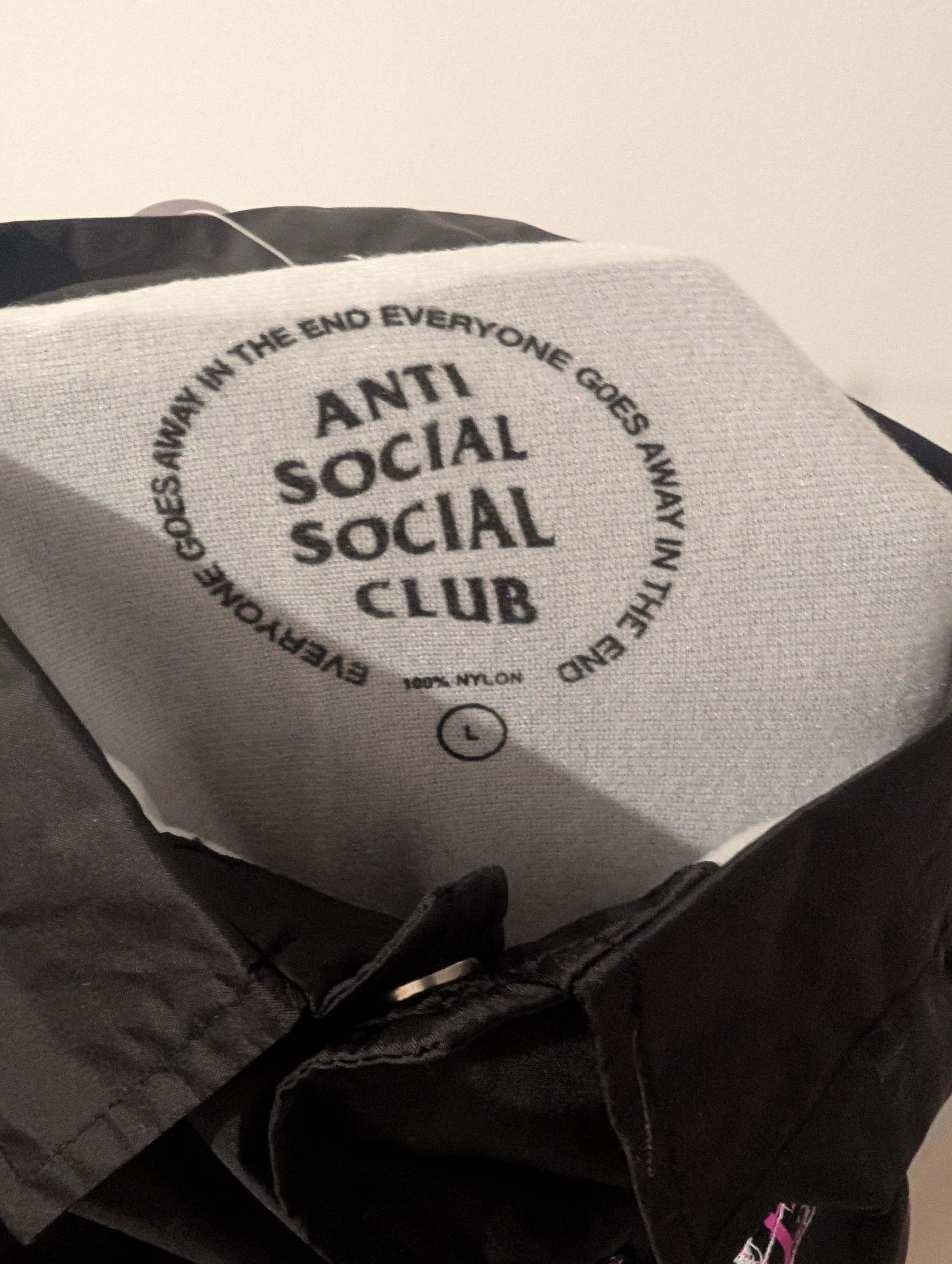 Anti Social Social Club × Fragment Design ANTI SOCIAL SOCIAL CLUB x FRAGMENT Bolt Jacket Size US L / EU 52-54 / 3 - 5 Thumbnail