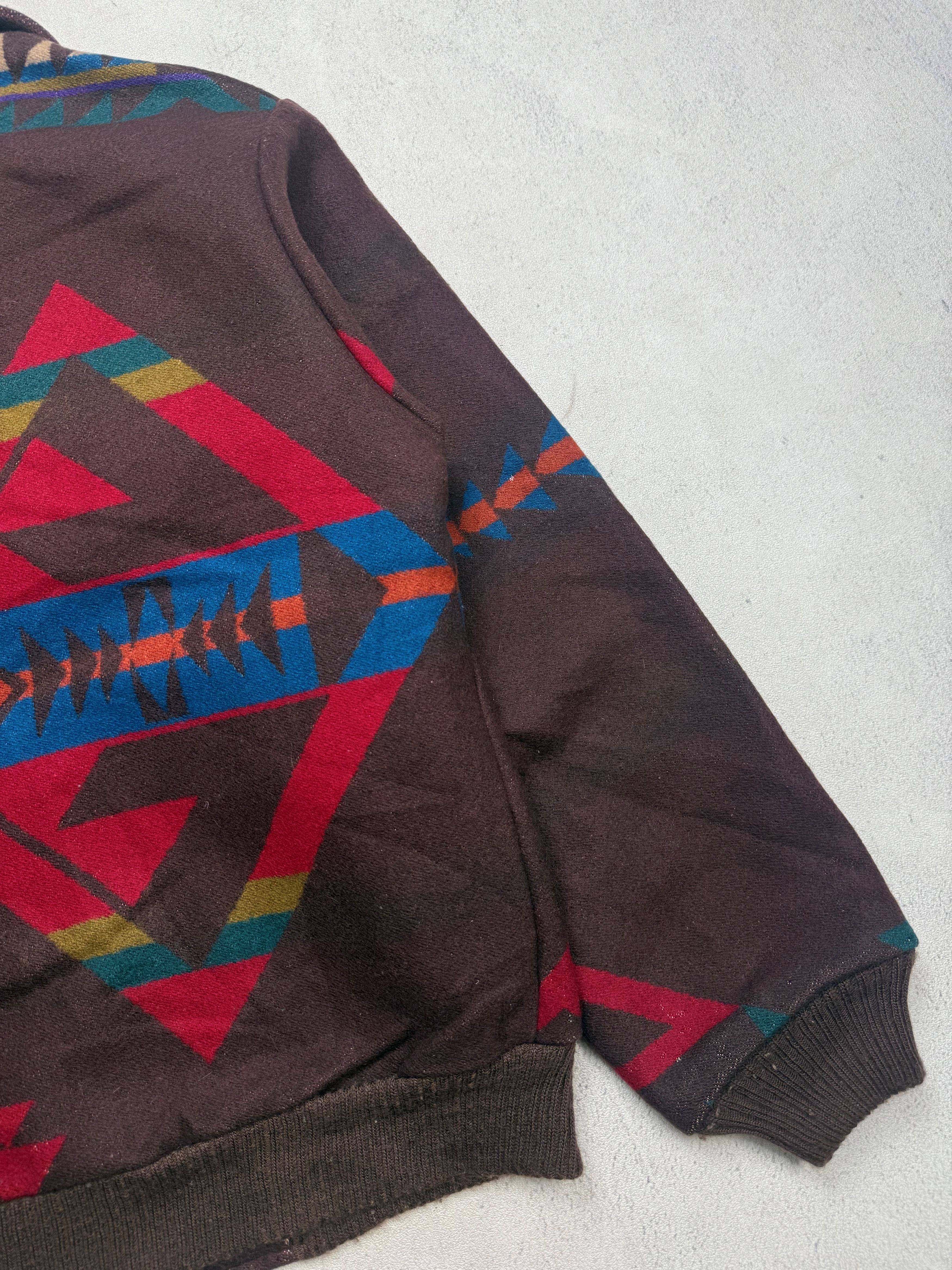 80s Pendleton High Grade Western Wear Aztec Wool Jacket