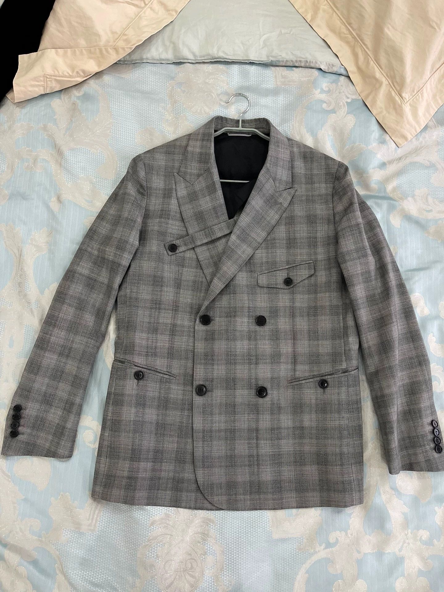 Dior Dior 52 Slim Lightweight Knit Jacquard Wool Blazer Unused Size 52R - 1 Thumbnail