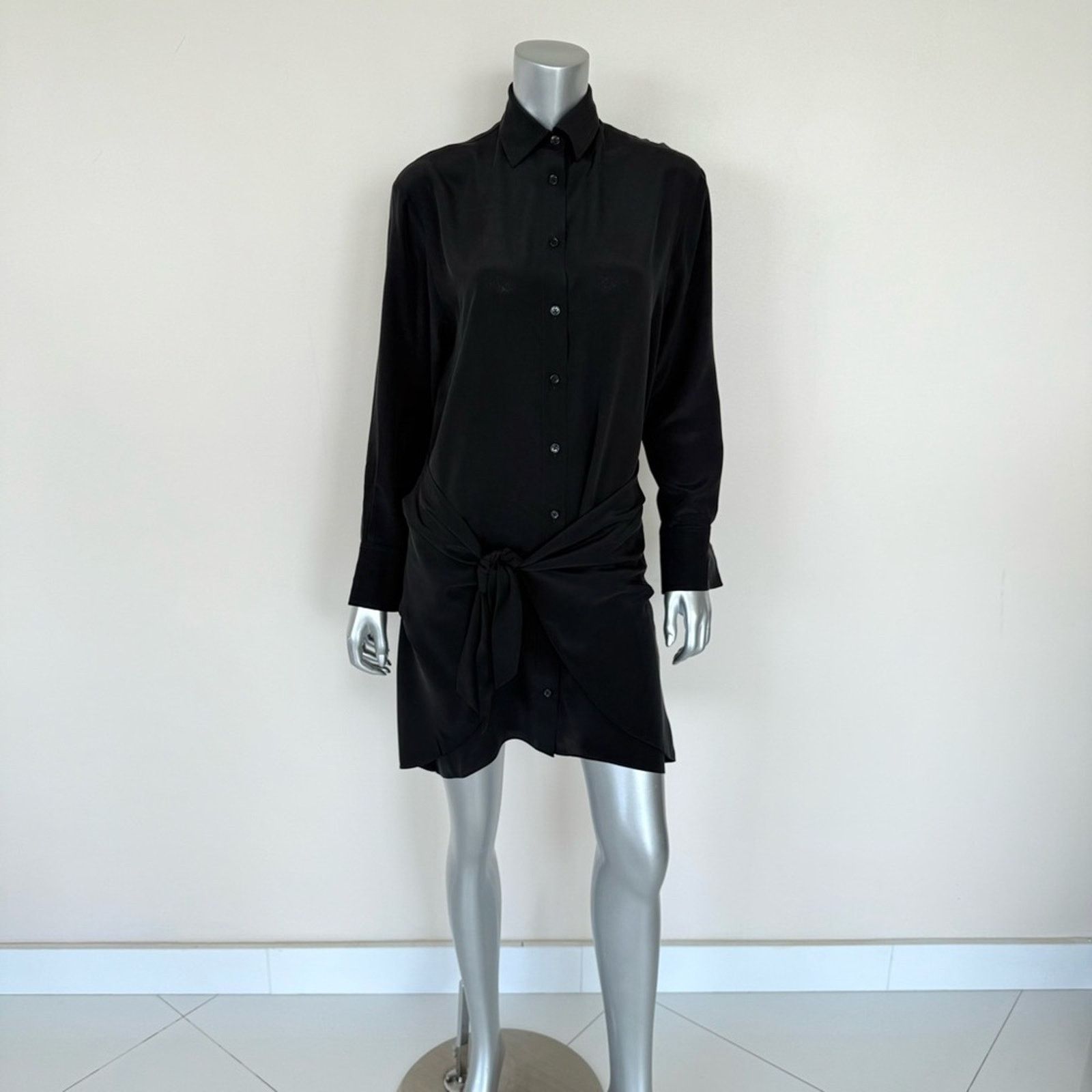 The Kooples NWT!!! The Kooples women silk dress size 1 or M Retail 500$ Size M / US 6-8 / IT 42-44 - 2 Thumbnail