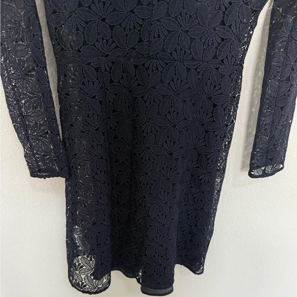 Other Maje Repine Marine Navy Blue Lace Crepe Dress size XL NEW Size XL / US 12-14 / IT 48-50 - 11 Thumbnail