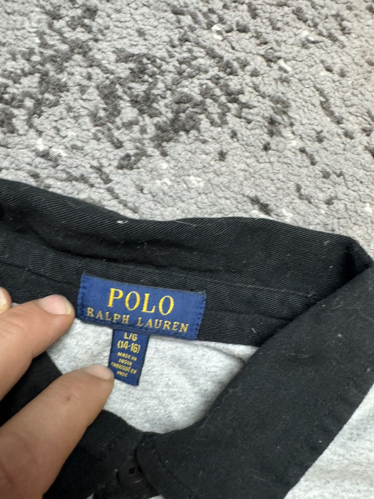 Polo Ralph Lauren × Vintage Y2K Polo Ralph Lauren Embroidered Keef Rap 1/4 Longsleeve Size US S / EU 44-46 / 1 - 4 Thumbnail
