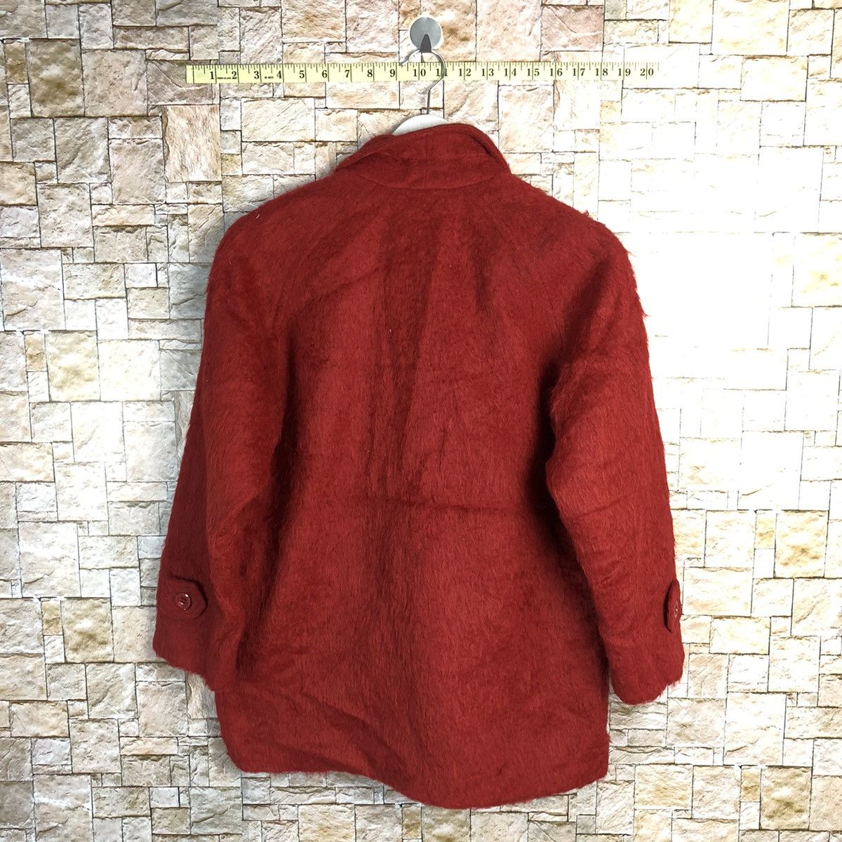 Blaze × Japanese Brand Sport Vibe vintage mohair Red Blazzer #A298 Size M / US 6-8 / IT 42-44 - 14 Thumbnail