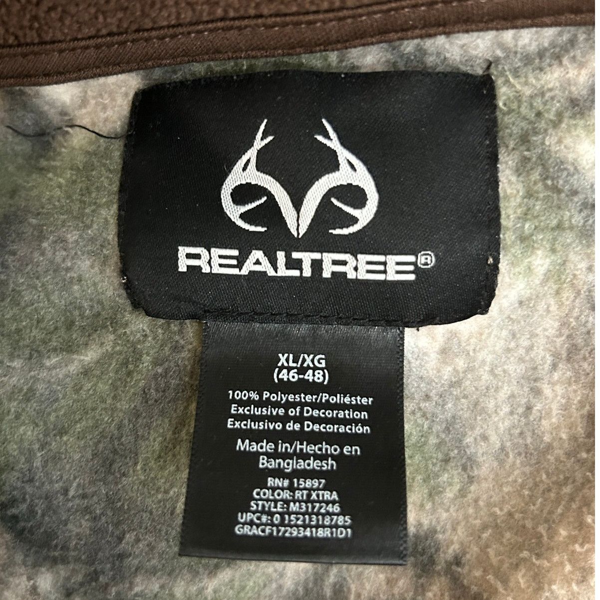 Realtree Realtree RT Xtra Camo Full Zip Fleece Jacket XL Size US XL / EU 56 / 4 - 2 Thumbnail
