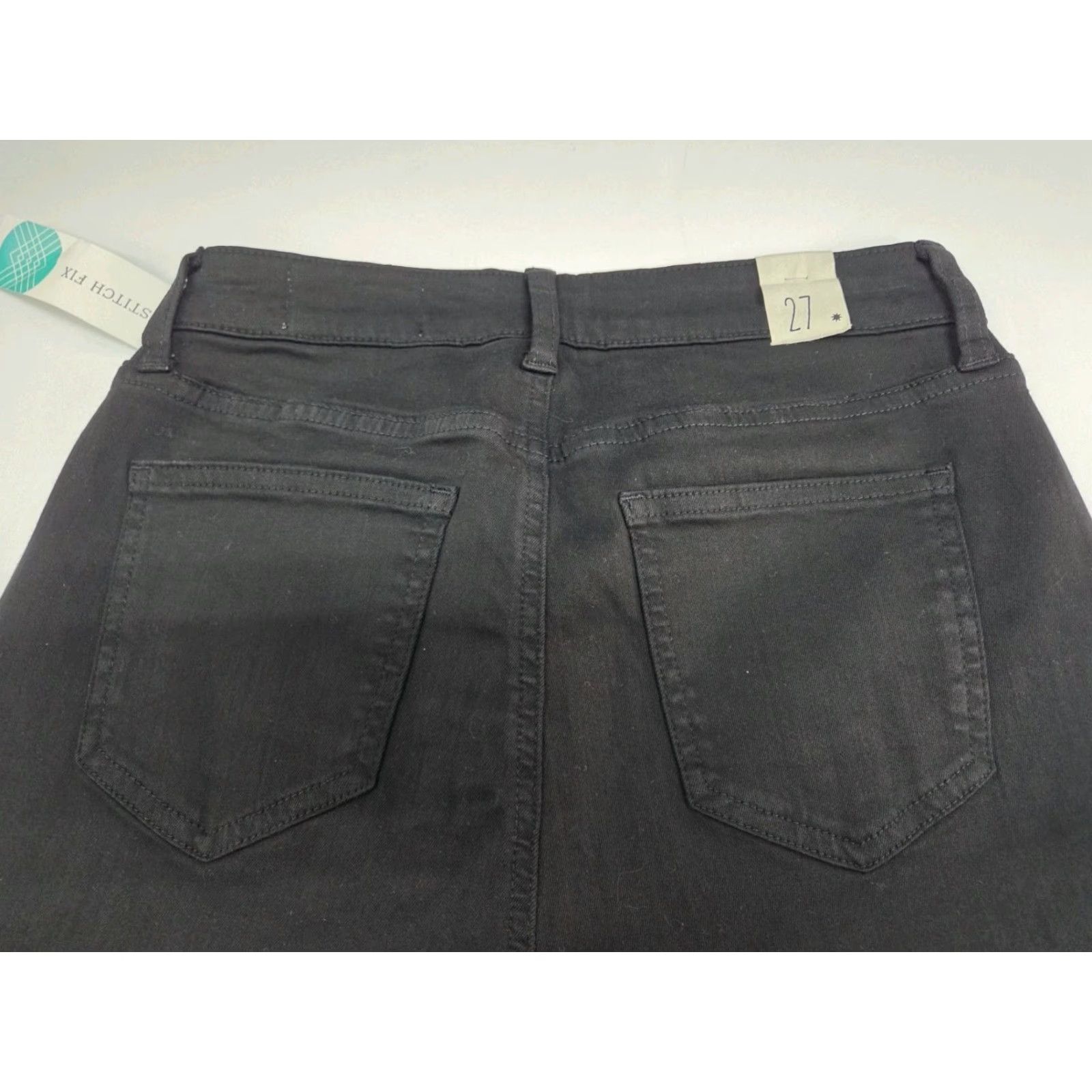 Vintage Cosmic Blue Love Jeans Logan Moto Skinny Womens Black 27 NWT Slim Jeans Mens Womens Size 27" / US 4 / IT 40 - 4 Thumbnail