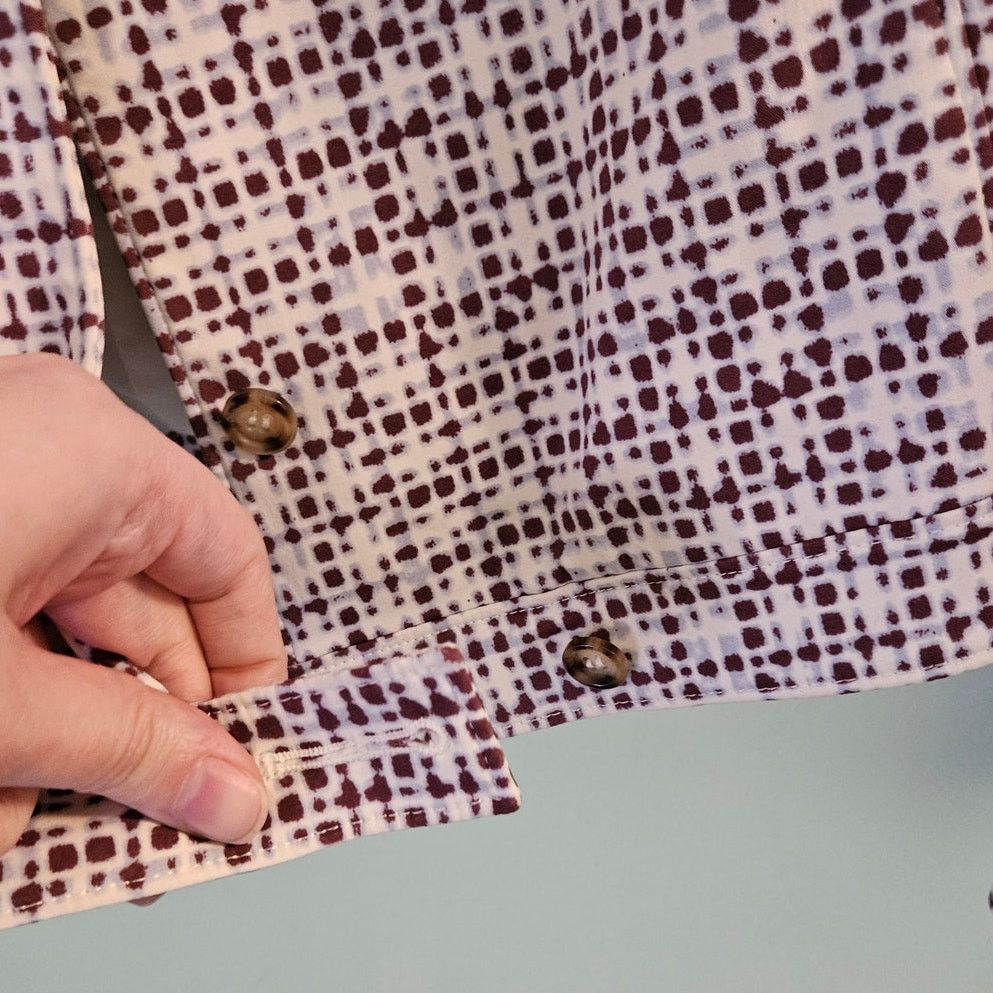 Prada Prada Milano Designer Geometric Printed Blazer Style Jacket Size XS / US 0-2 / IT 36-38 - 9 Thumbnail