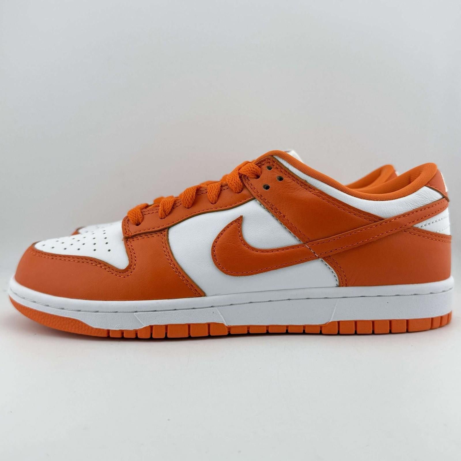 Nike Nike Dunk Syracuse Low White Orange US 8 New with Box D8133 Size US 8 / EU 41 - 2 Thumbnail