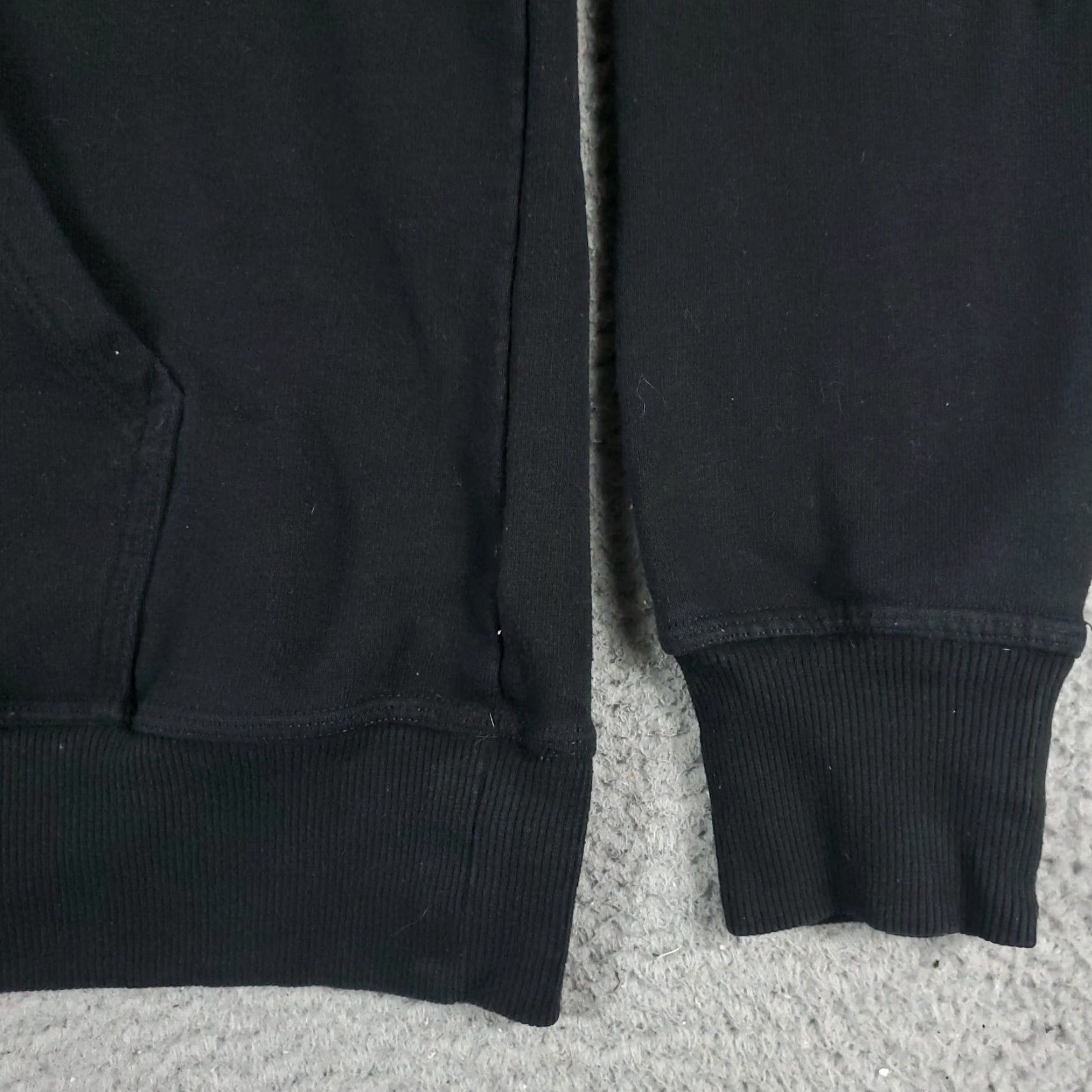 Champion Vintage Champion Men's Medium Pullover Hoodie Sweater Black Casual Knit Logo Zipper Size US M / EU 48-50 / 2 - 4 Thumbnail