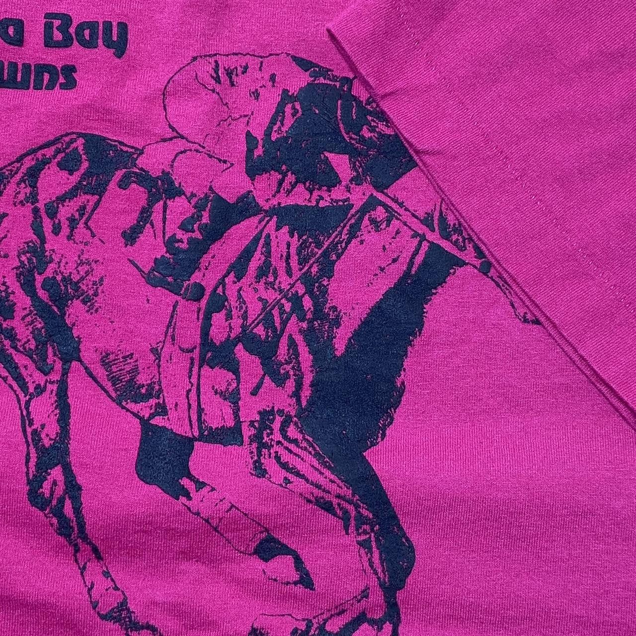 Fruit Of The Loom Vintage Tampa Bay Downs Pink Horse Racing Tee Size Large Size US L / EU 52-54 / 3 - 3 Thumbnail
