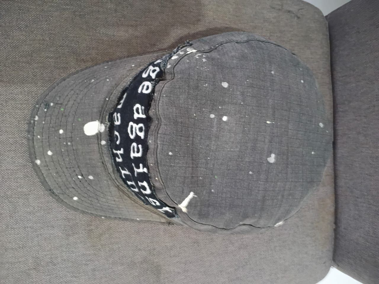 Handmade × If Six Was Nine × Rage Against The Machine Distressed faded Rage Against The Machine custom Cap Size ONE SIZE - 4 Thumbnail