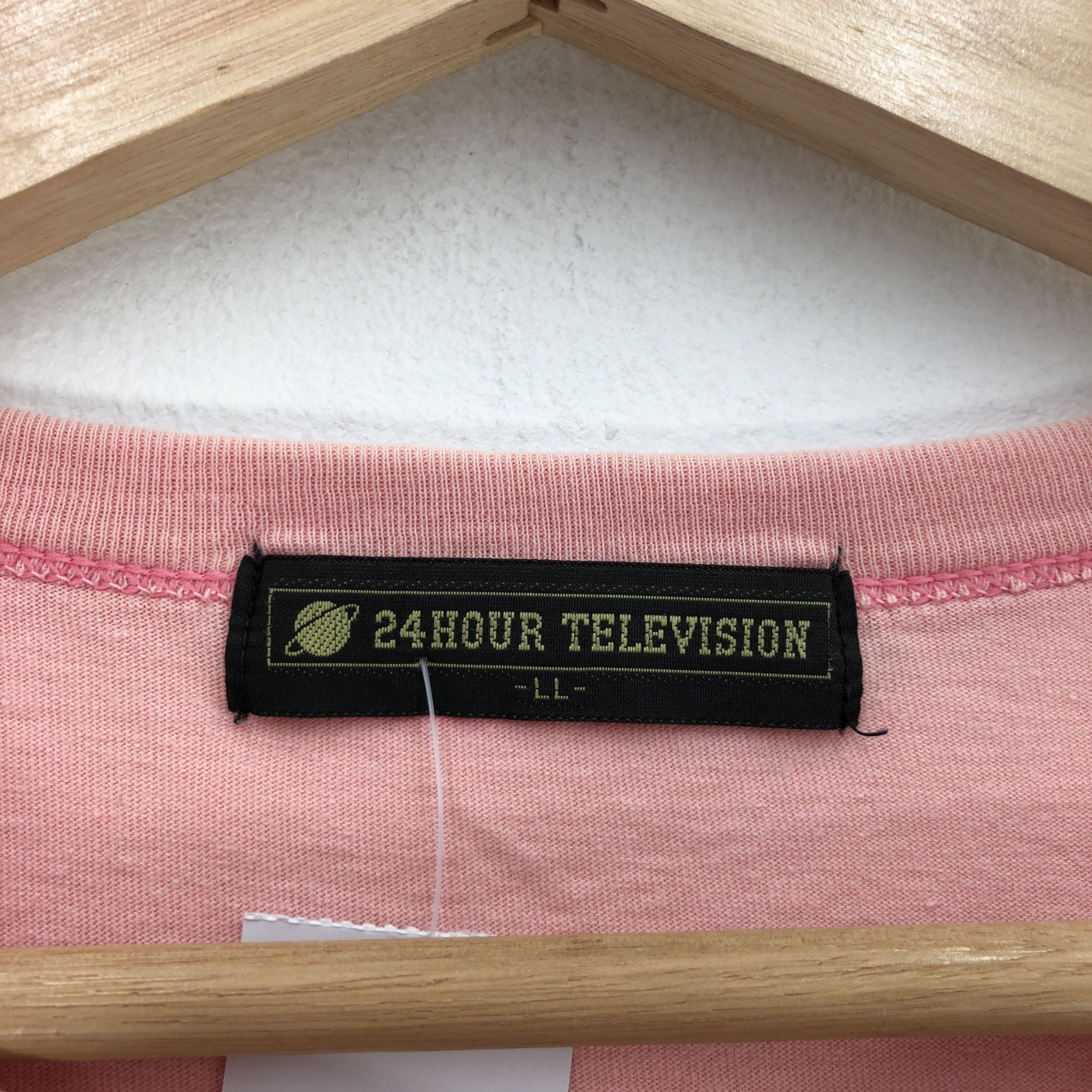 Japanese Brand Vintage 90s 24 Hour Television TShirt Japanese TV Anime Tees Size US L / EU 52-54 / 3 - 5 Thumbnail