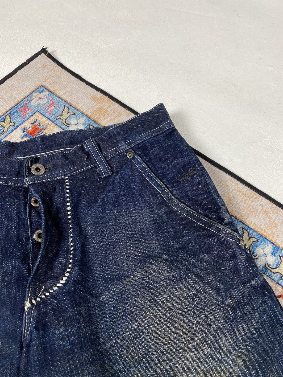 Japanese Brand One gravity selvedge carpenter jeans Size US 32 / EU 48 - 7 Thumbnail