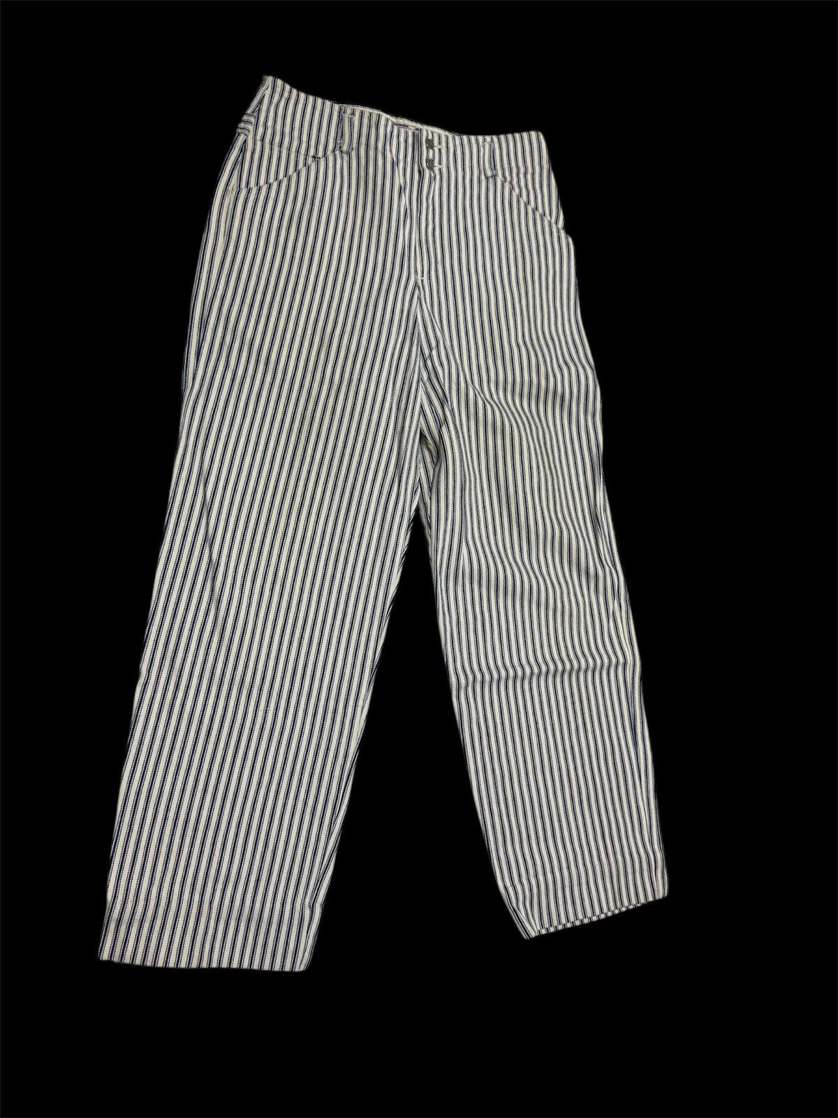 Vintage STRIPE PANTS WORK WEAR BY LIZ WEAR MADE IN USA HICKORY STYLE Size US 30 / EU 46 - 3 Thumbnail