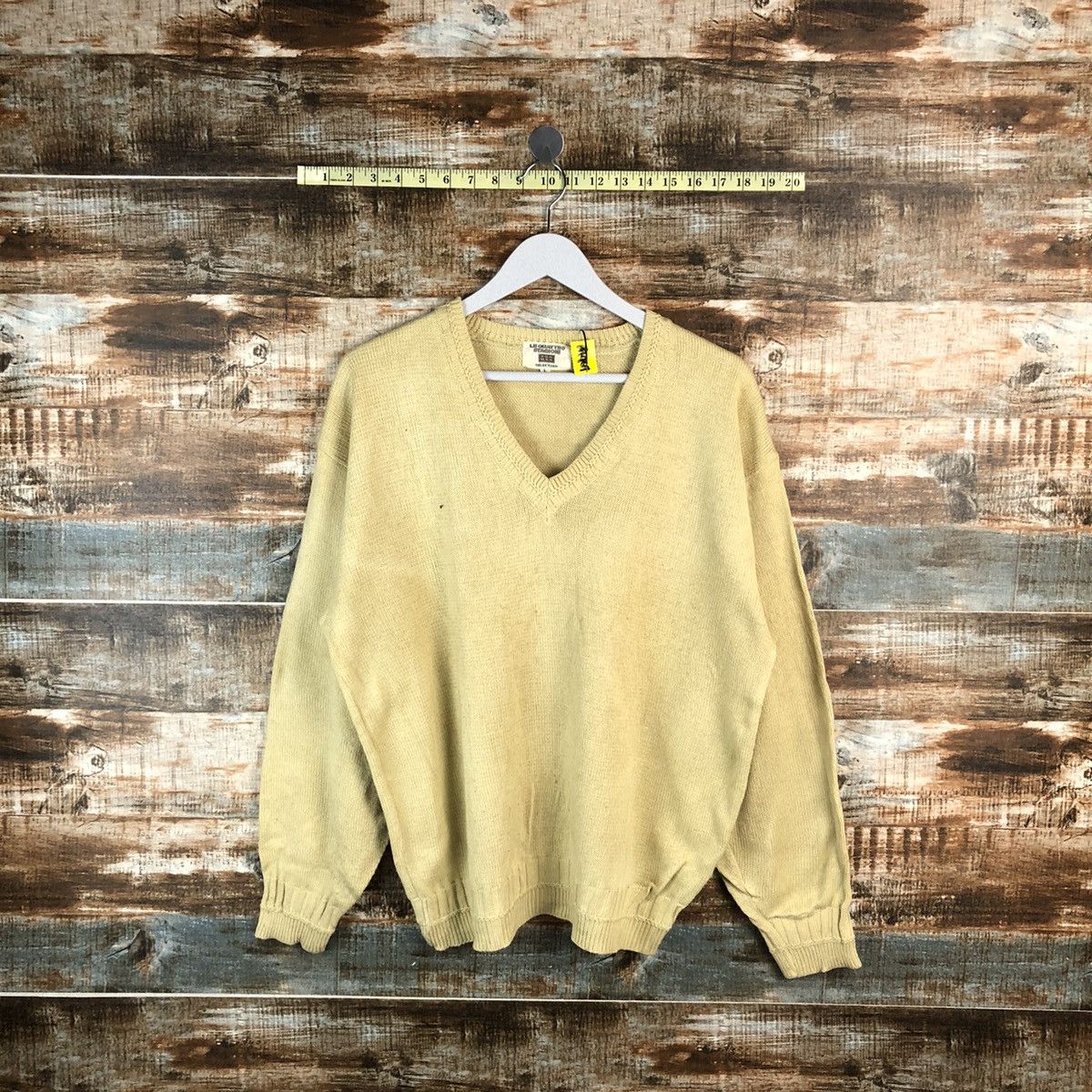Vintage Le Guattro Stagioni Brown vintage Knitwear sweatshirt #A1969 Size US L / EU 52-54 / 3 - 1 Thumbnail