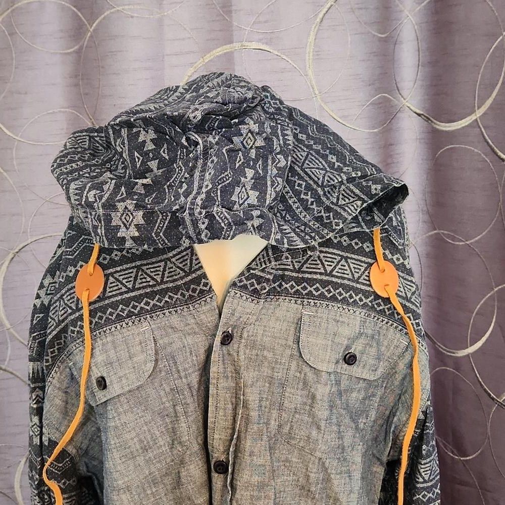Other DJAB Mens Shirt with Hood Large Size US L / EU 52-54 / 3 - 3 Thumbnail