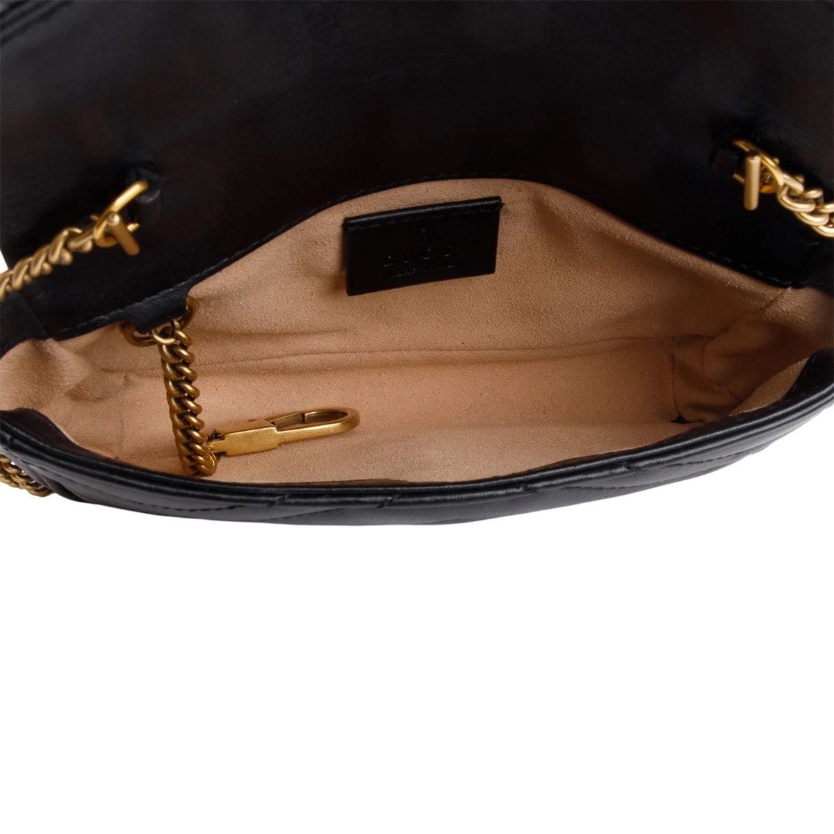 Gucci GUCCI Black GG Marmont Leather Bag Size ONE SIZE - 8 Thumbnail