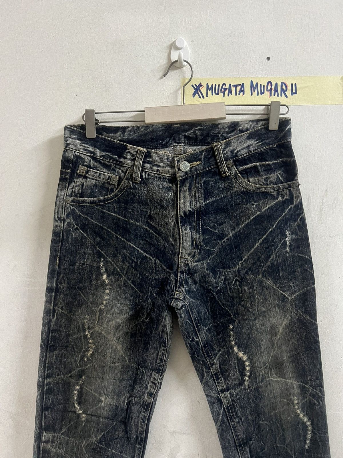 4GSELLER × Japanese Brand BACK FORTH DISTRESSED DENIM PANT Size US 31 - 2 Thumbnail