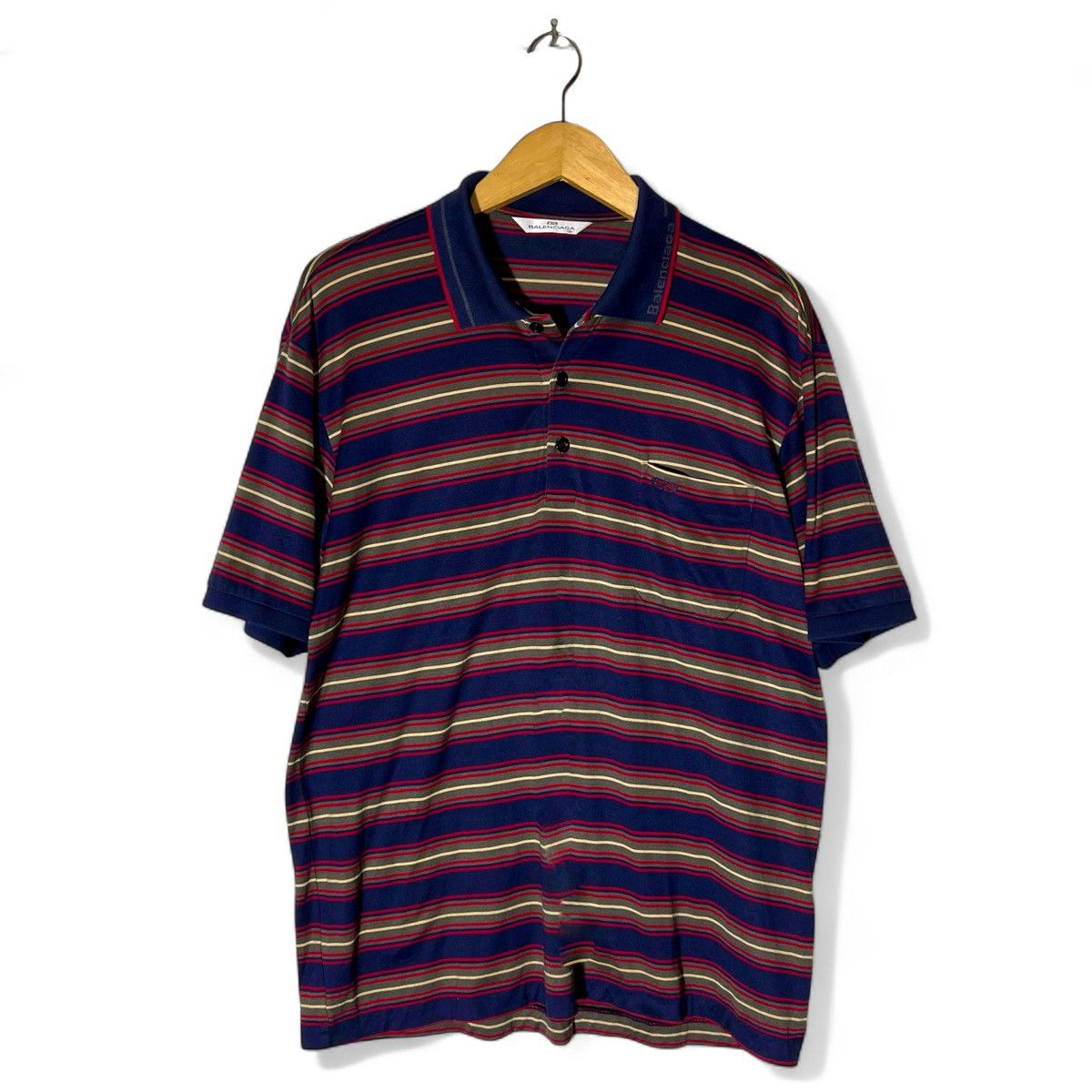 トップス BALENCIAGA POLO PARIS HORSE POLO SHIRT Balenciaga 'Polo Horse' Polo Shirt – Showroom LA