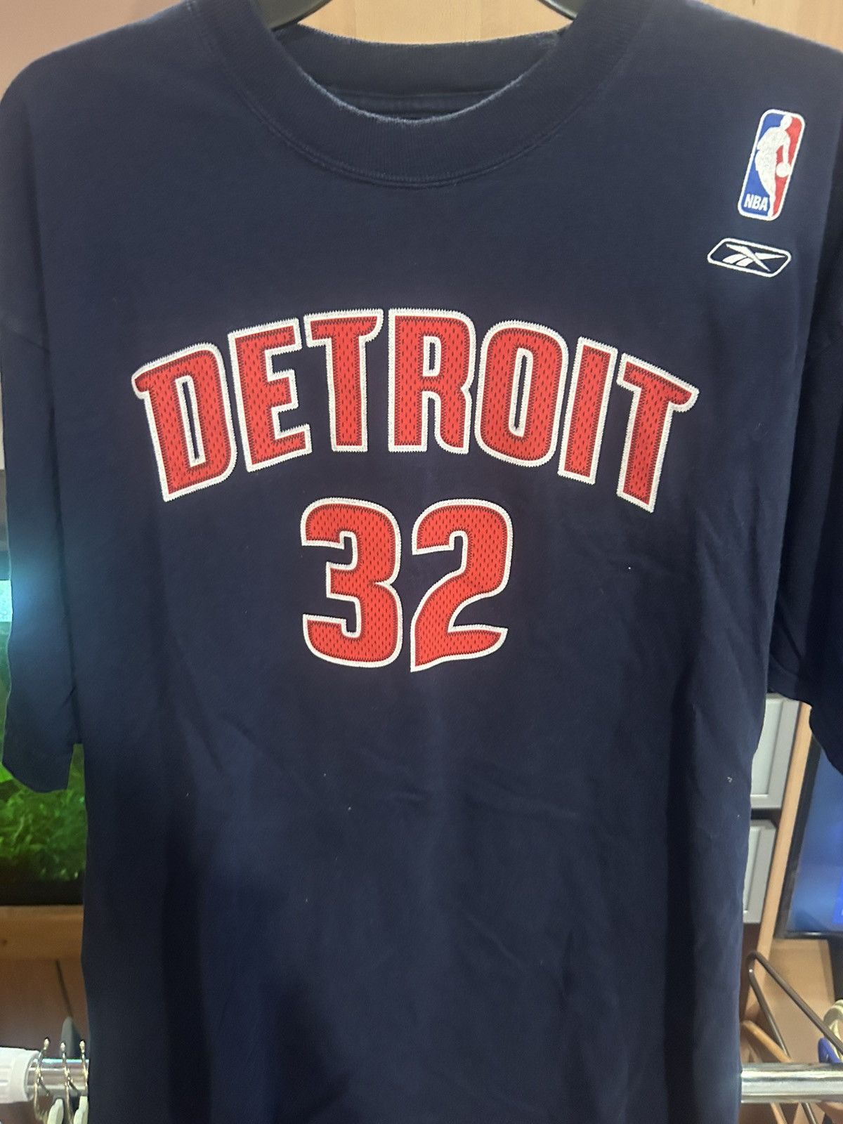 Reebok Vintage Pistons Rip Hamilton Jersey Shirt Size US L / EU 52-54 / 3 - 1 Thumbnail