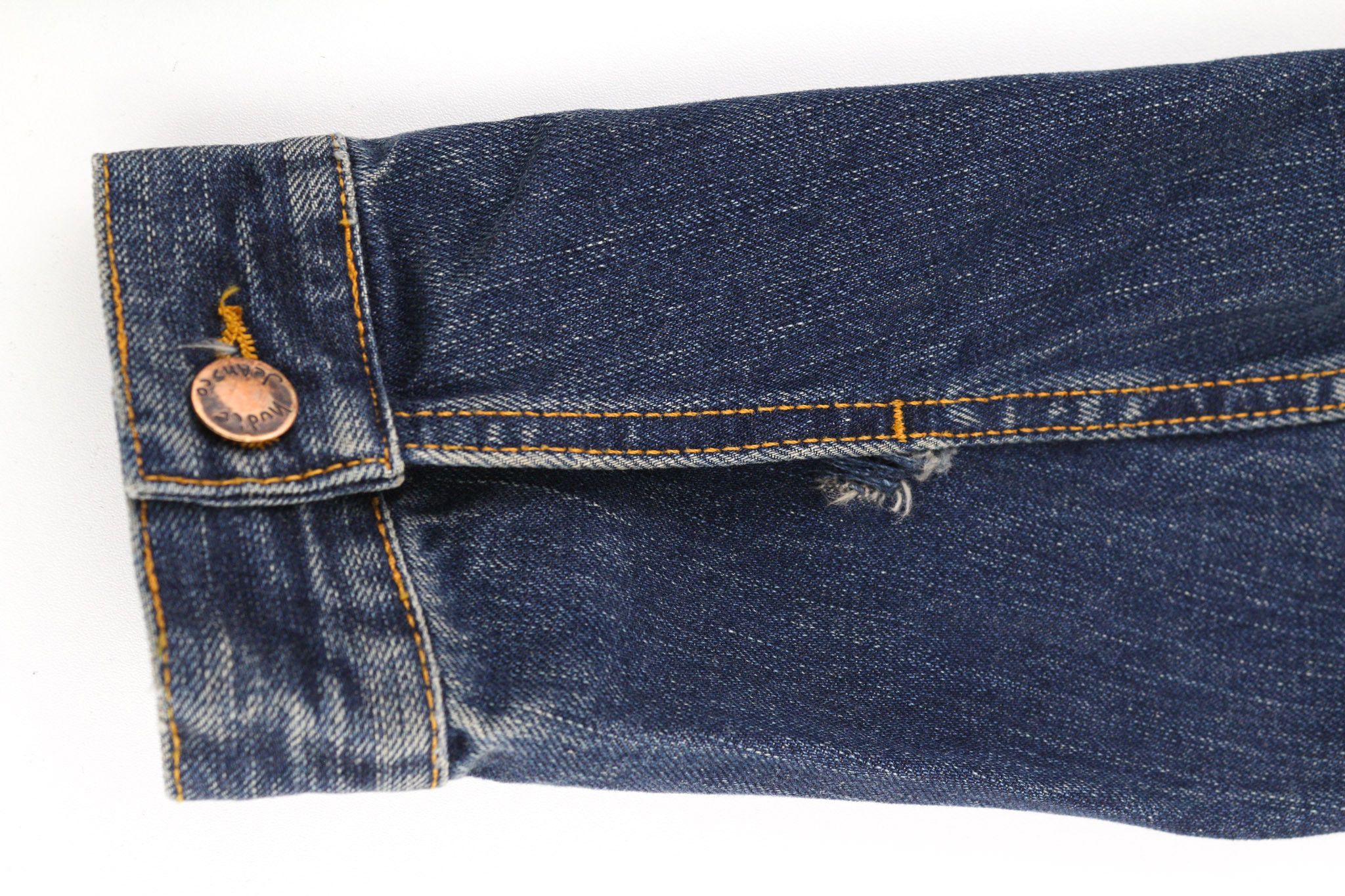 Nudie Jeans BILLY DARK AUTHENTIC DENIM S Blue Denim Jacket 80395 Size US S / EU 44-46 / 1 - 8 Thumbnail