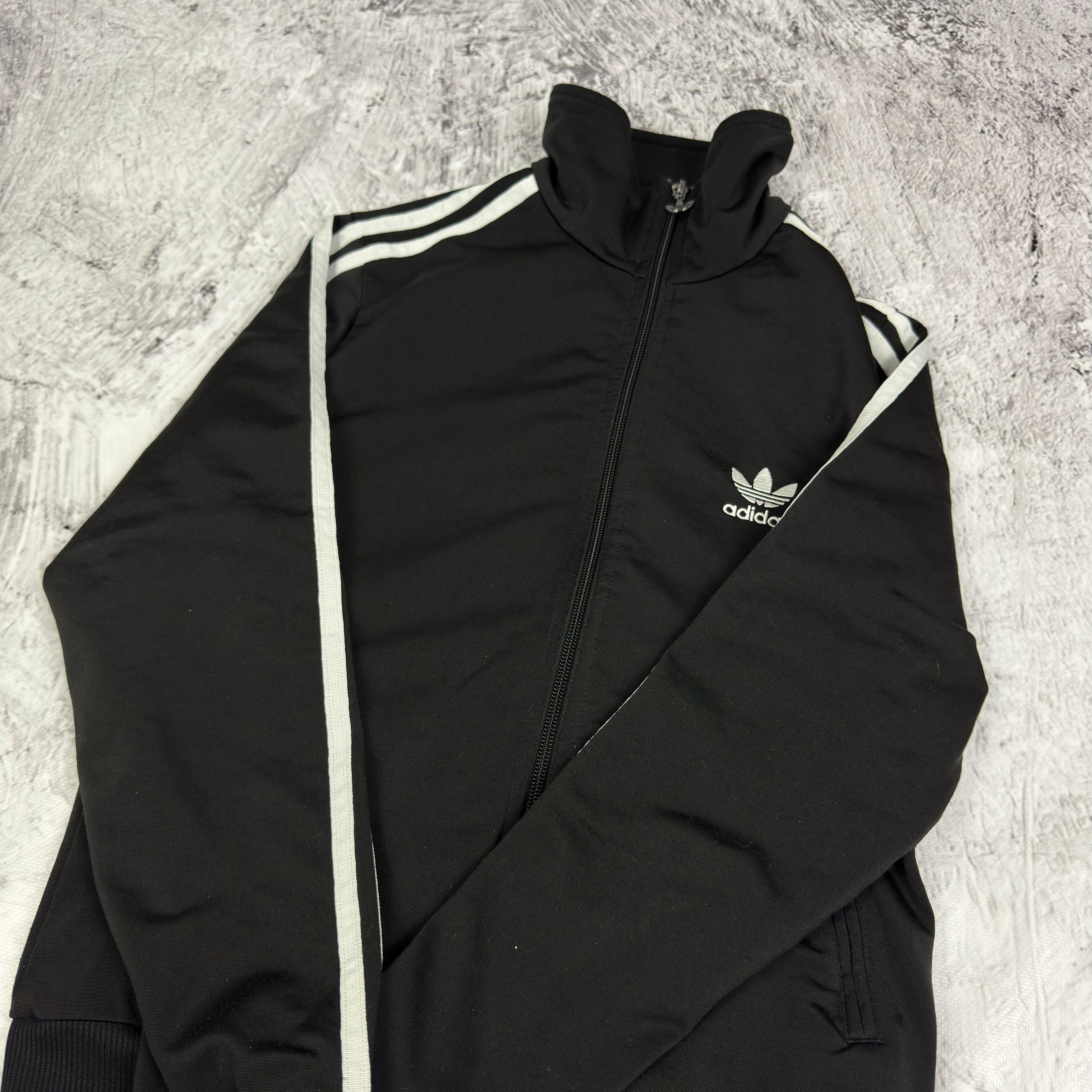Adidas Adidas Firebird Women's Black White Full Zip Track Jacket 40 Size S / US 4 / IT 40 - 5 Thumbnail