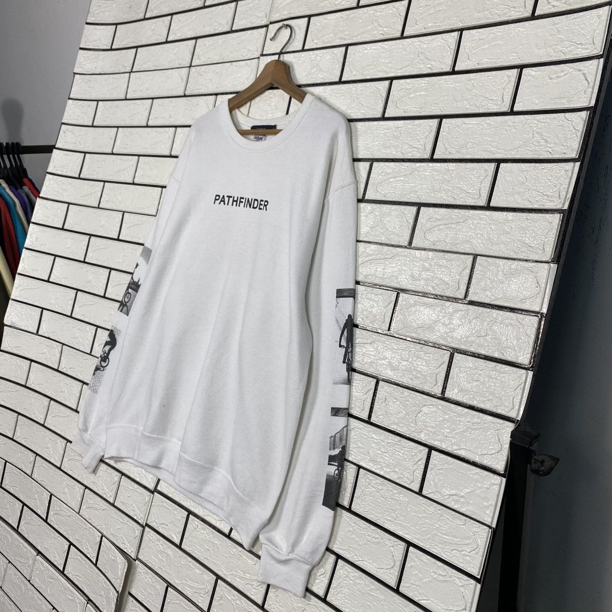 Japanese Brand Pathfinder Sweatshirt Big Logo Spell Out Size US L / EU 52-54 / 3 - 3 Thumbnail