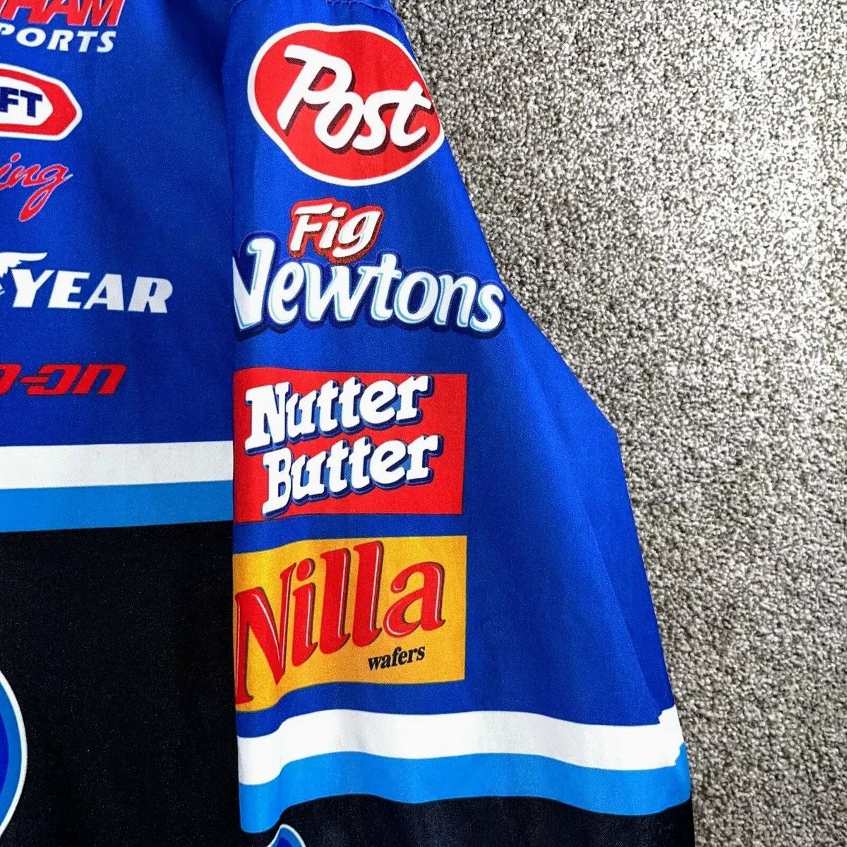 Vintage 🔥Oreo NASCAR Busch Series Unisex Adults y2k Racing Jacket Size US L / EU 52-54 / 3 - 6 Thumbnail