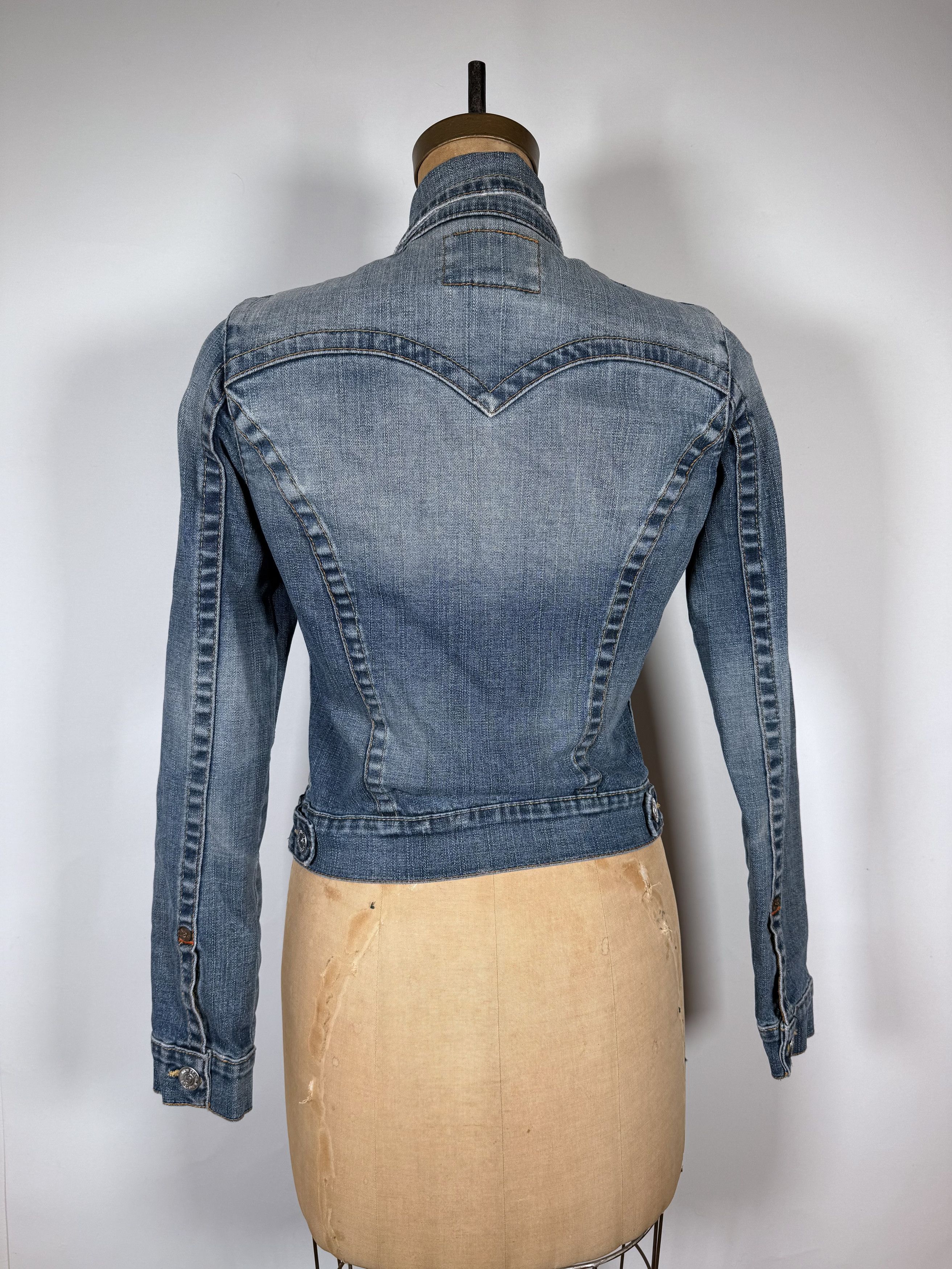 True Religion Y2K True Religion Emily denim jacket Size S / US 4 / IT 40 - 2 Thumbnail