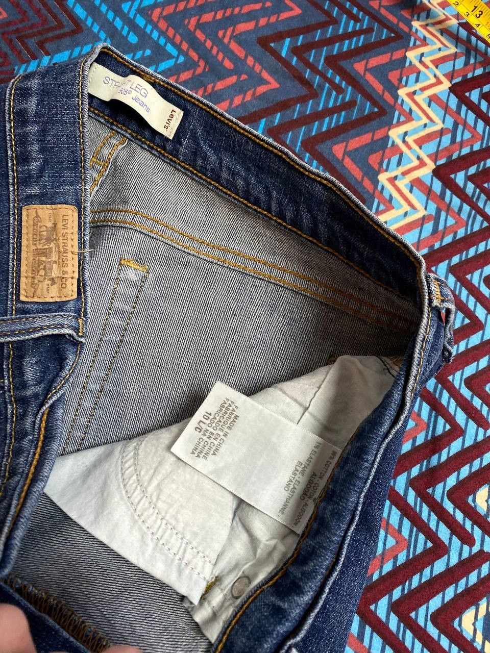 Levi's × Vintage Vintage Levis 505 Flare Dark Wash Denim Jeans Size 28" / US 6 / IT 42 - 3 Thumbnail