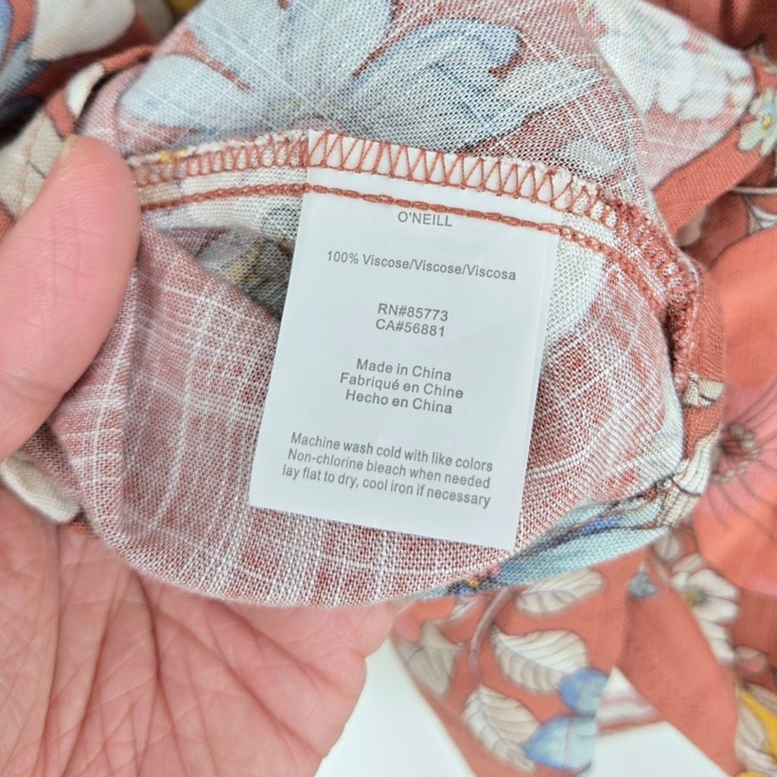 O'Neill NEW O'Neill Autumn Babydoll Woven Top in Size S Size S / US 4 / IT 40 - 10 Thumbnail