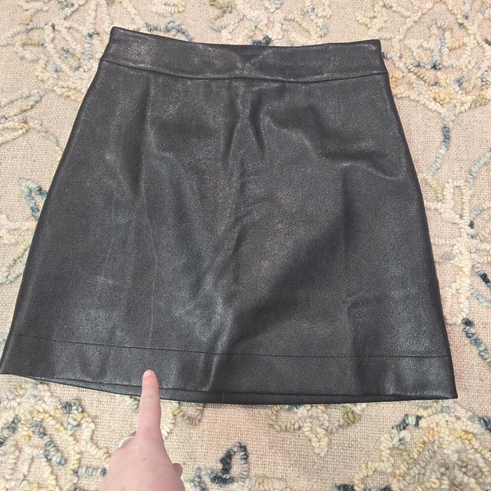 J.Crew J. Crew Gray Mini A-line Skirt Size 27" / US 4 / IT 40 - 3 Thumbnail