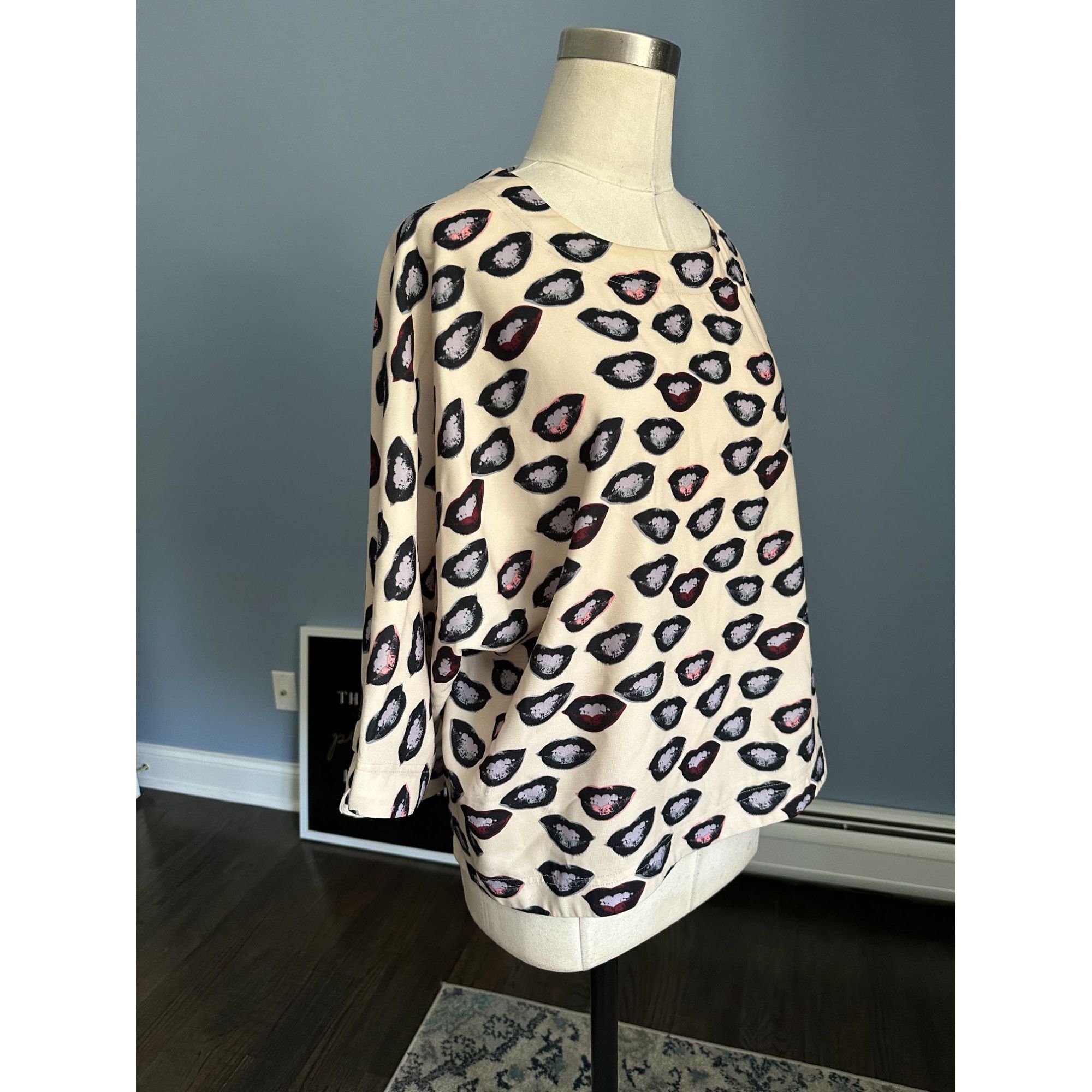 Pepe Jeans Bells Andy Warhol Marilyn Monroe Lips Pop Art Top M/L Size M / US 6-8 / IT 42-44 - 6 Thumbnail