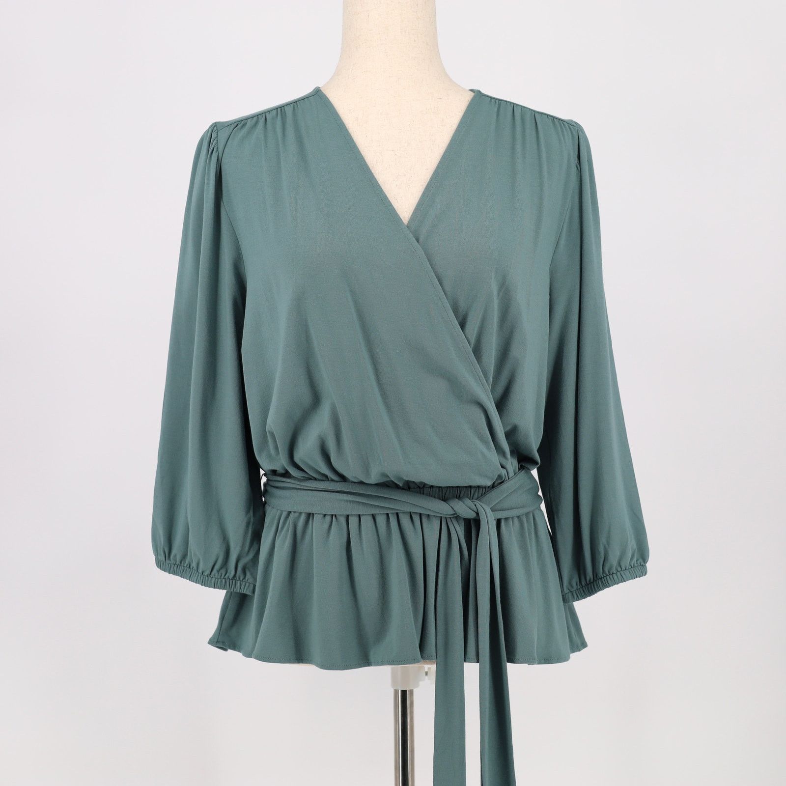Ralph Lauren Lauren Ralph Lauren Women Grey Peplum Boho Blouse Size XL Size XL / US 12-14 / IT 48-50 - 5 Thumbnail