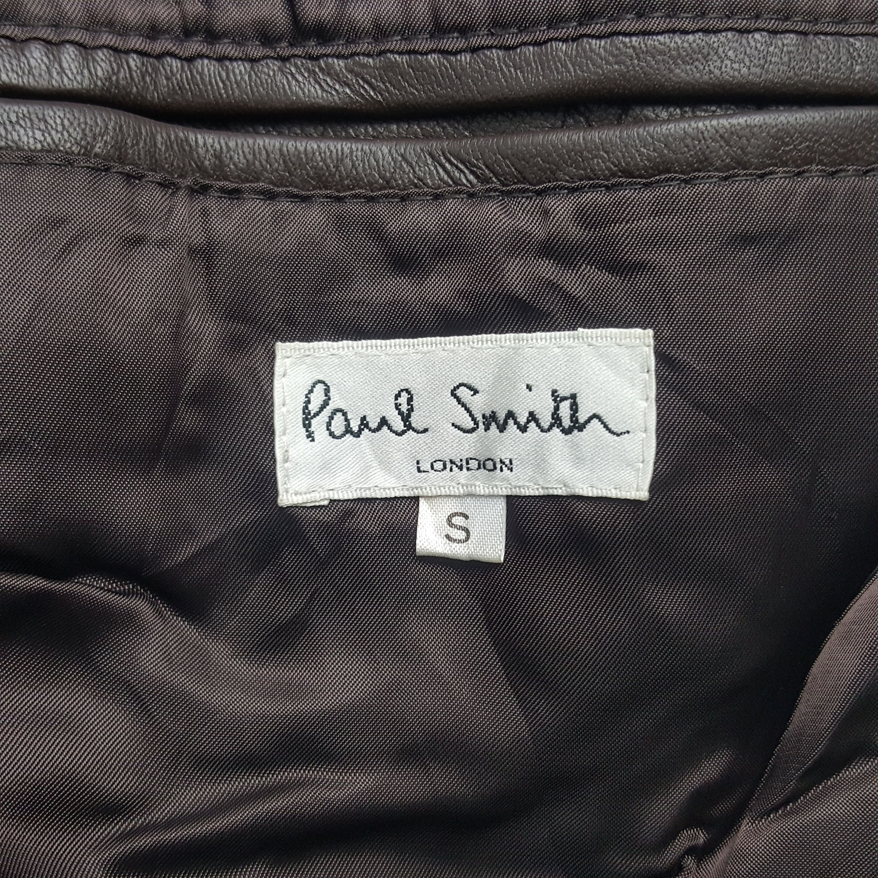 Paul Smith × Vintage Vintage Paul Smith Leather Blazer Jacket Size US S / EU 44-46 / 1 - 8 Thumbnail