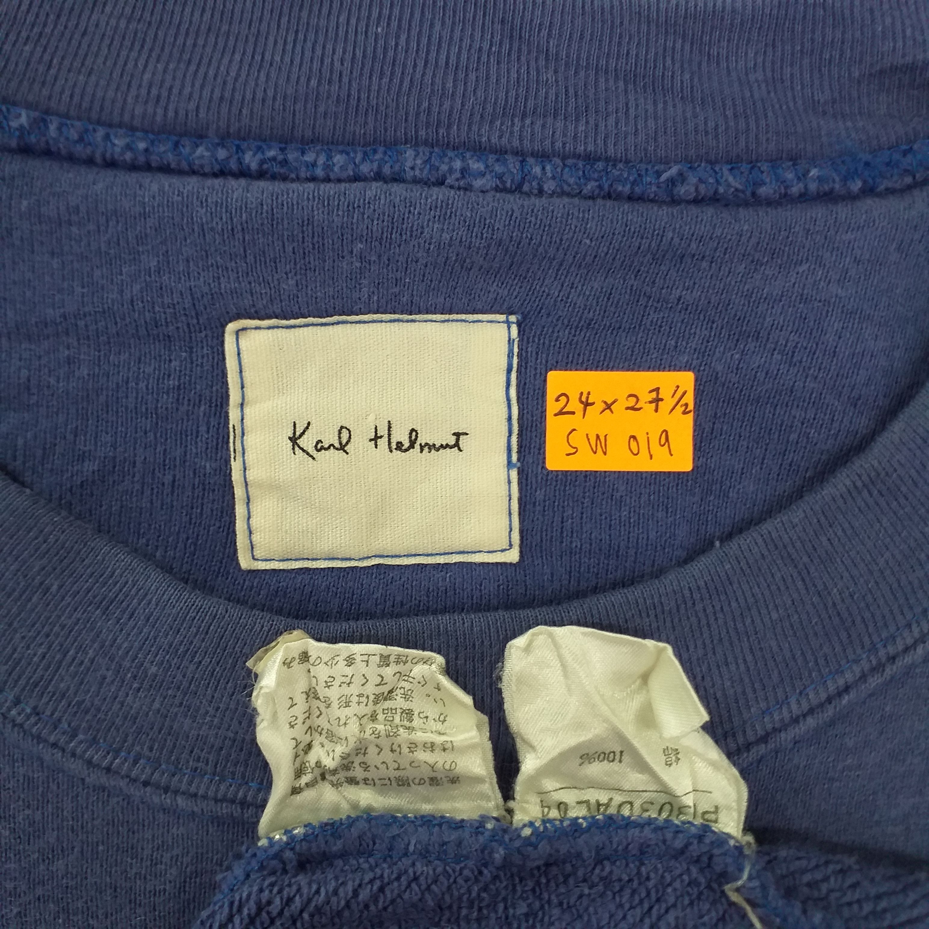 Japanese Brand Vintage Karl Helmut Spell Out Sweatshirt -SW019 Size US L / EU 52-54 / 3 - 4 Thumbnail