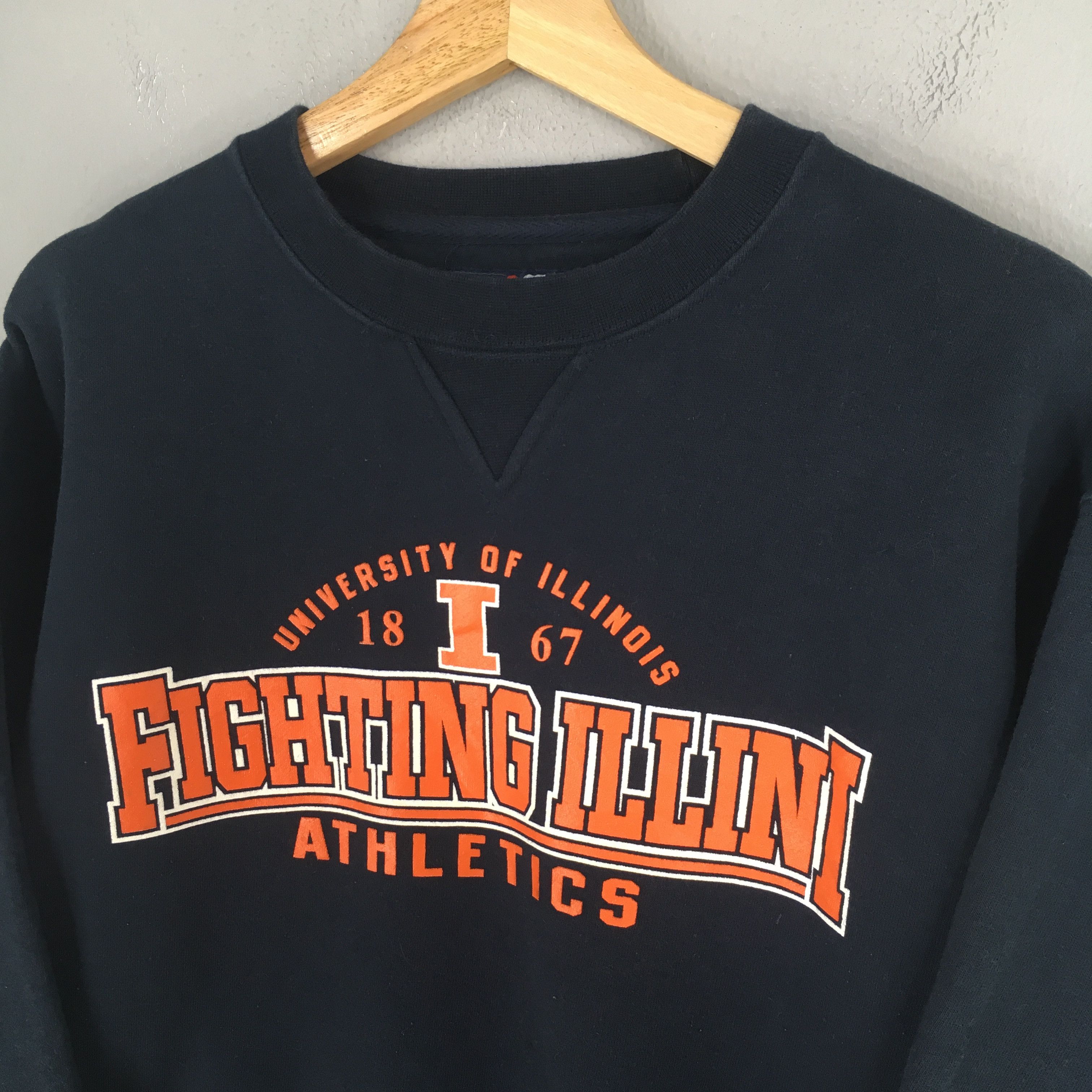 Vintage Vintage University Illinois Sweatshirt Medium Size US M / EU 48-50 / 2 - 3 Thumbnail