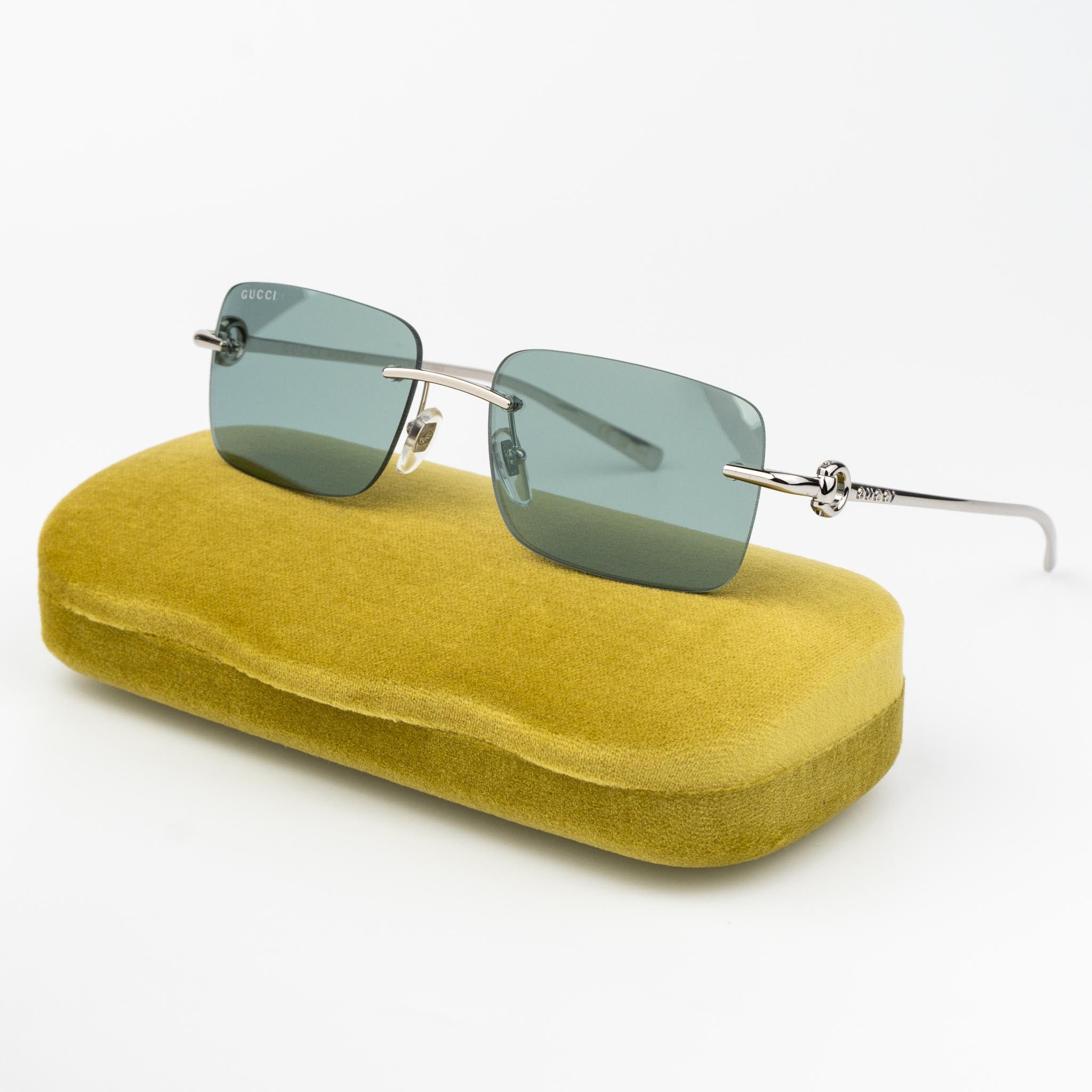 Gucci Gucci Men Sunglasses Rectangle GG1703S 002 BRAND NEW Size ONE SIZE - 1 Thumbnail