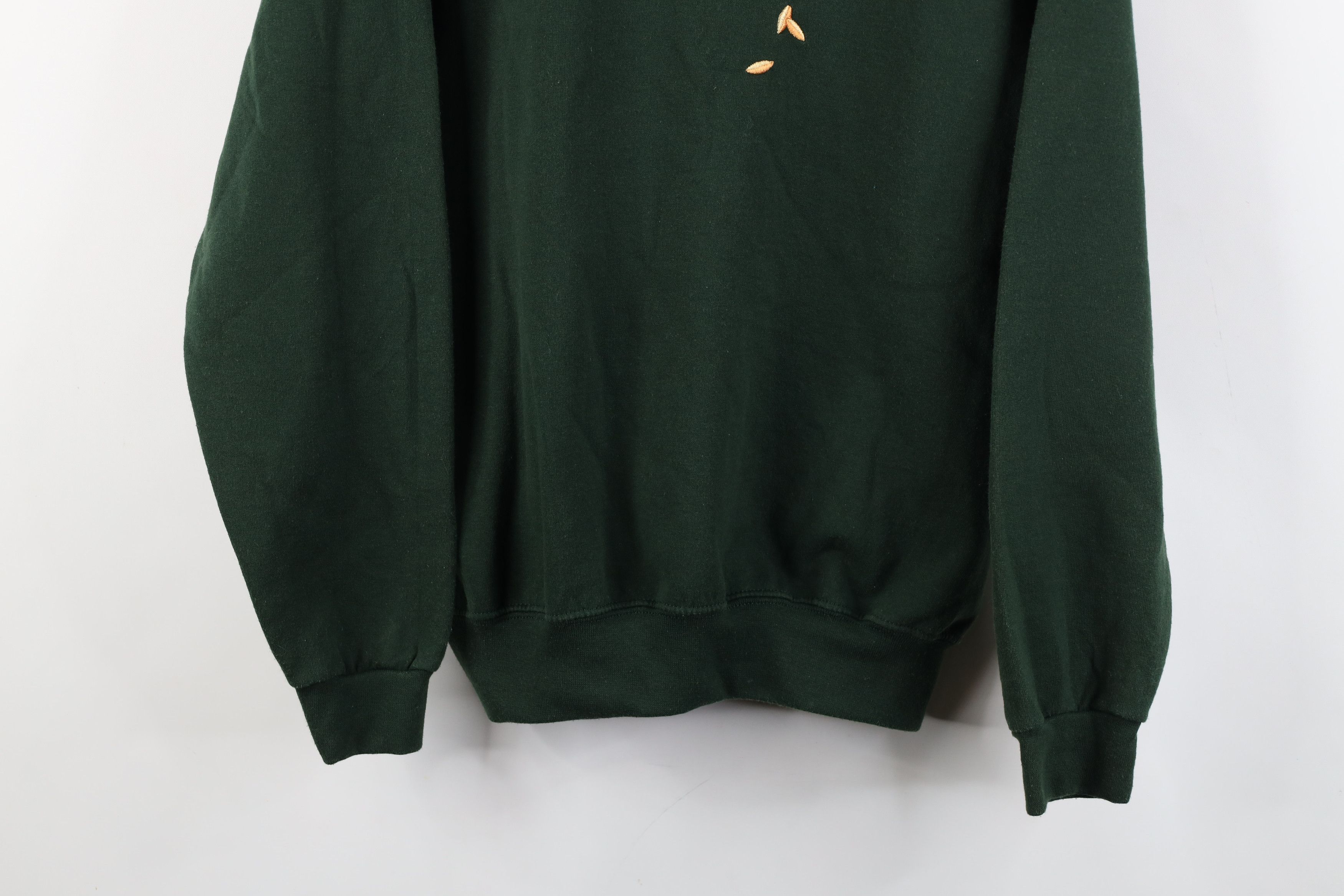 Vintage Vintage 90s Streetwear Nature Owl Crewneck Sweatshirt Green Size M / US 6-8 / IT 42-44 - 3 Thumbnail