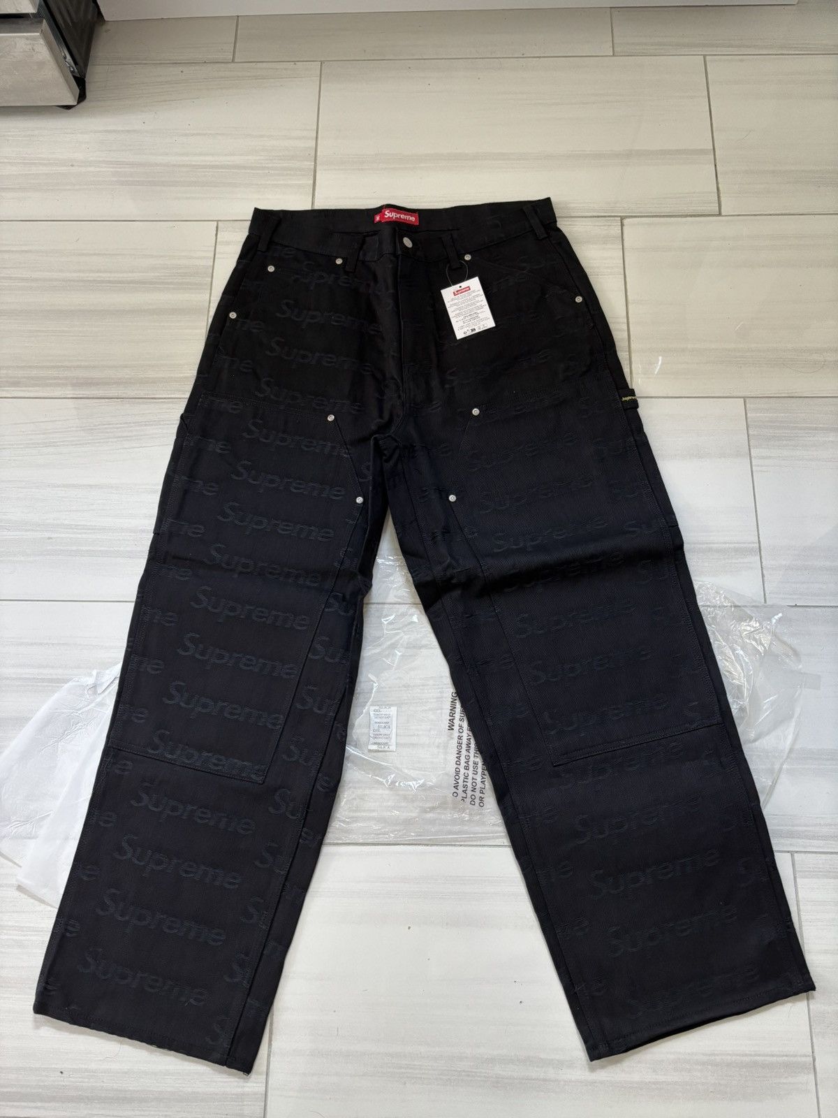Maison Margiela × Supreme Supreme x MM6 Foil Waxed Double Knee