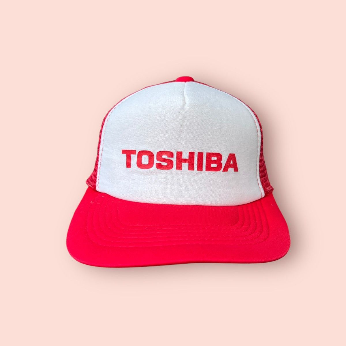 Japanese Brand × Vintage VINTAGE TOSHIBA JAPAN TRUCKER SNAPBACK CAP Size ONE SIZE - 7 Thumbnail