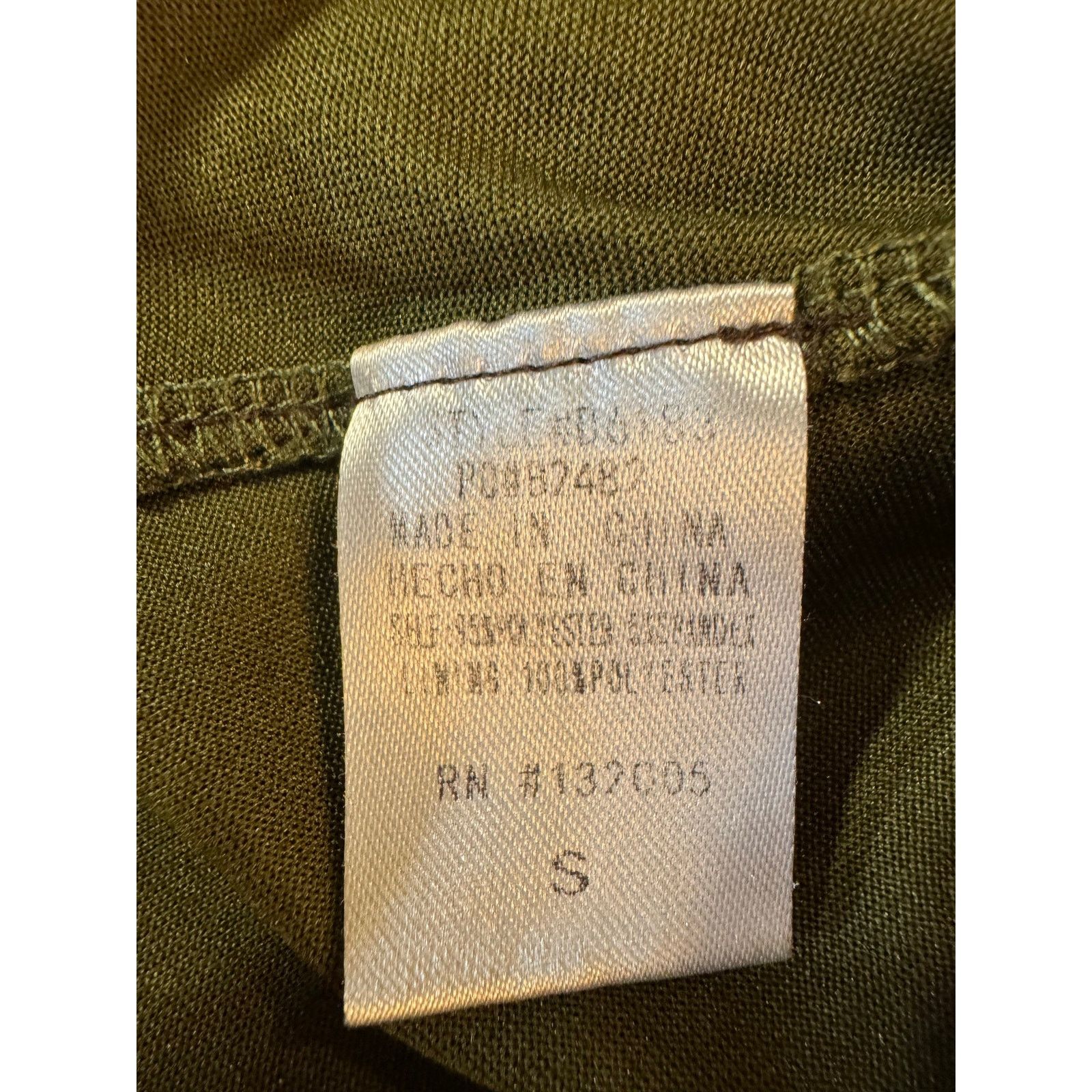Other Entro Long Sleeve Green Blouse Women's Size Small Size S / US 4 / IT 40 - 5 Thumbnail