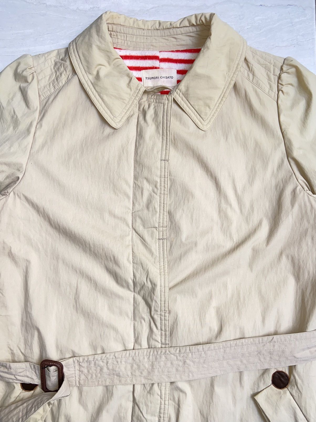 Issey Miyake TSUMORI CHISATO Cream Coats Size US M / EU 48-50 / 2 - 9 Thumbnail