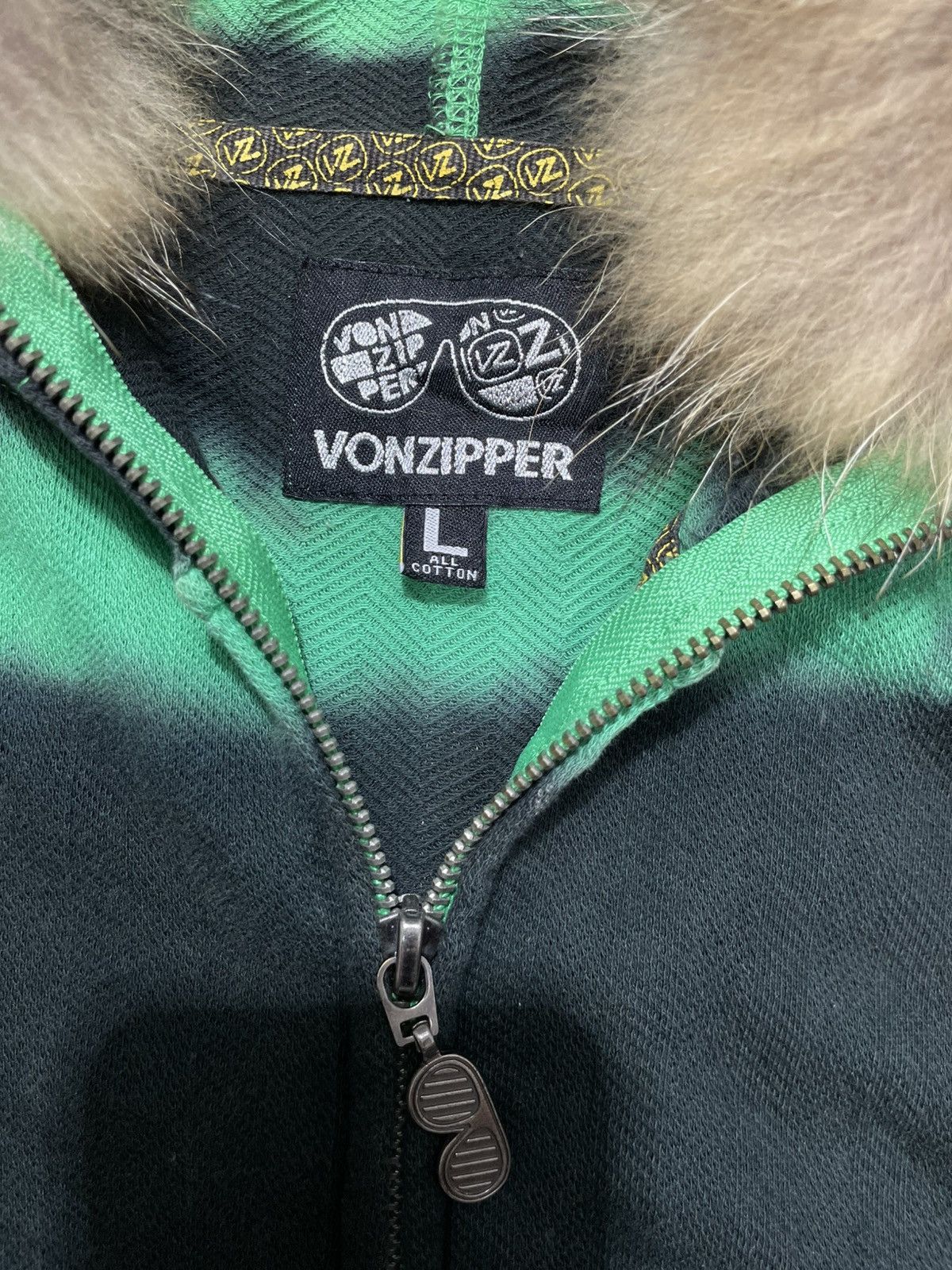 If Six Was Nine Vonzipper Fur Hoodie abstract ifsix lgb gothic style Size US L / EU 52-54 / 3 - 5 Thumbnail