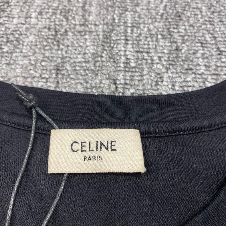 Celine Celine Black Short Sleeve TShirt Size S Size US S / EU 44-46 / 1 - 7 Thumbnail
