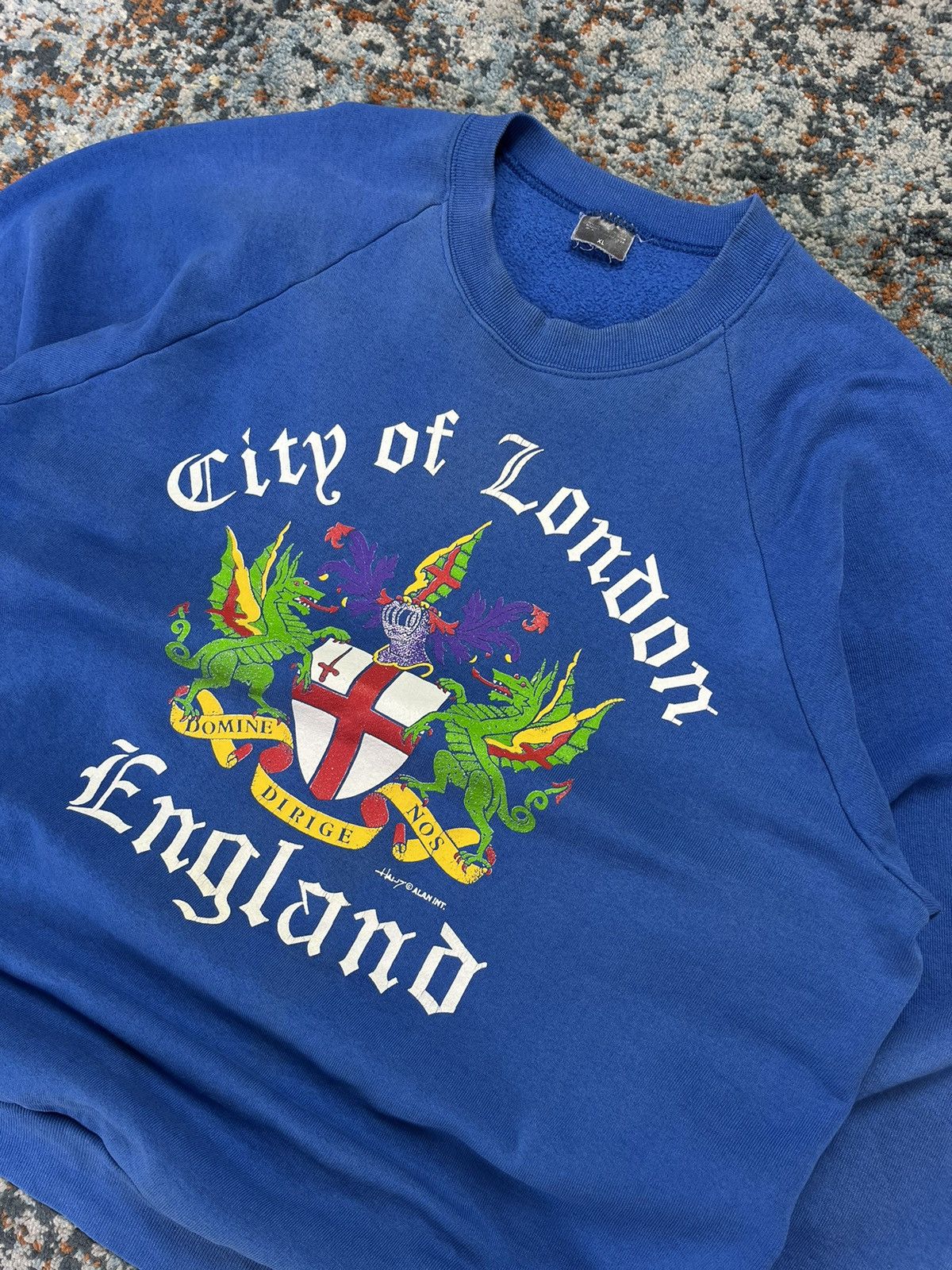 Other × Vintage Vintage 90s City of London England graphic sweatshirt Size US XL / EU 56 / 4 - 3 Thumbnail