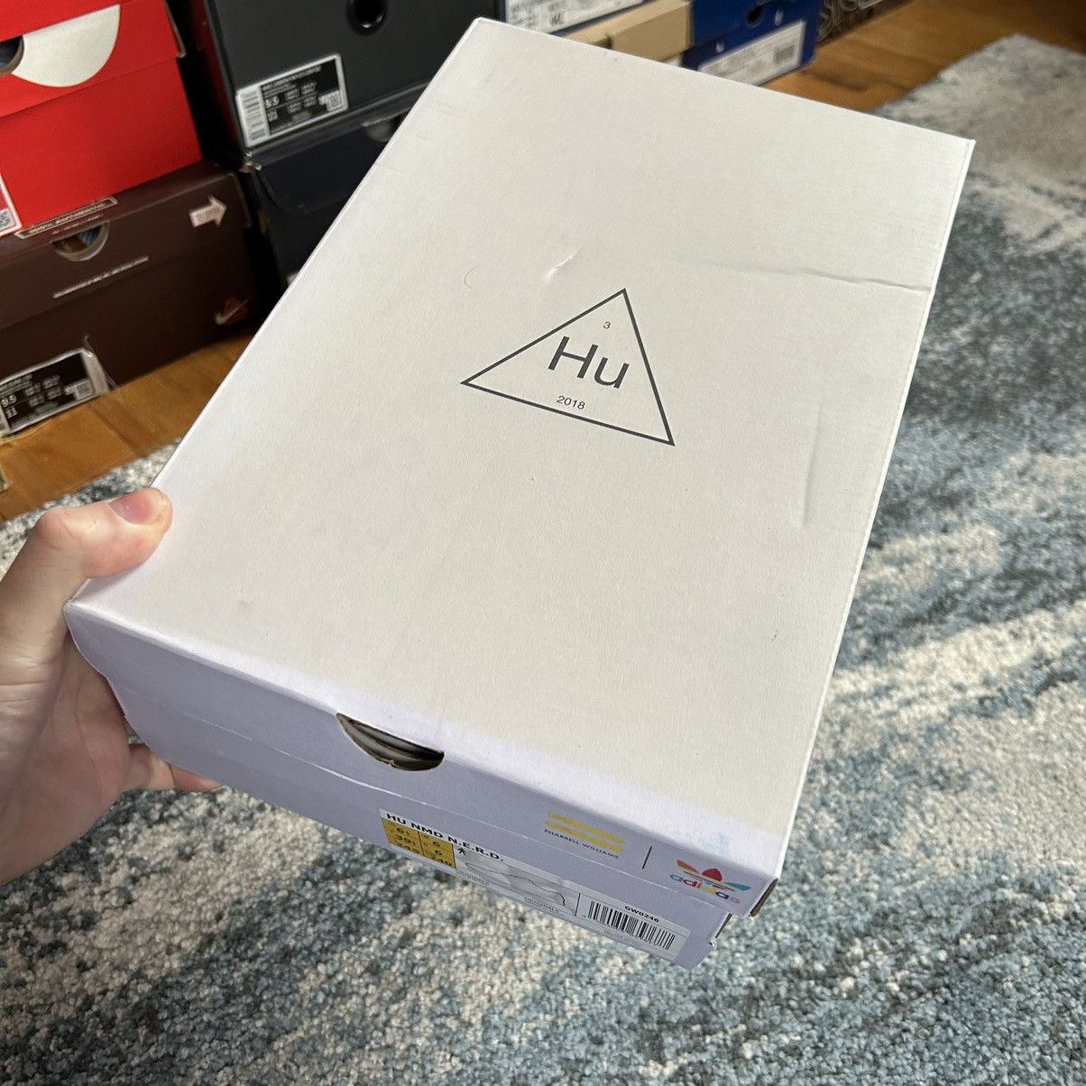 Adidas × Pharrell GW0246 HUMAN RACE NMD NERD CHALK WHiTE GLOW ORANGE MiNT Size US 8 / IT 38 - 12 Thumbnail