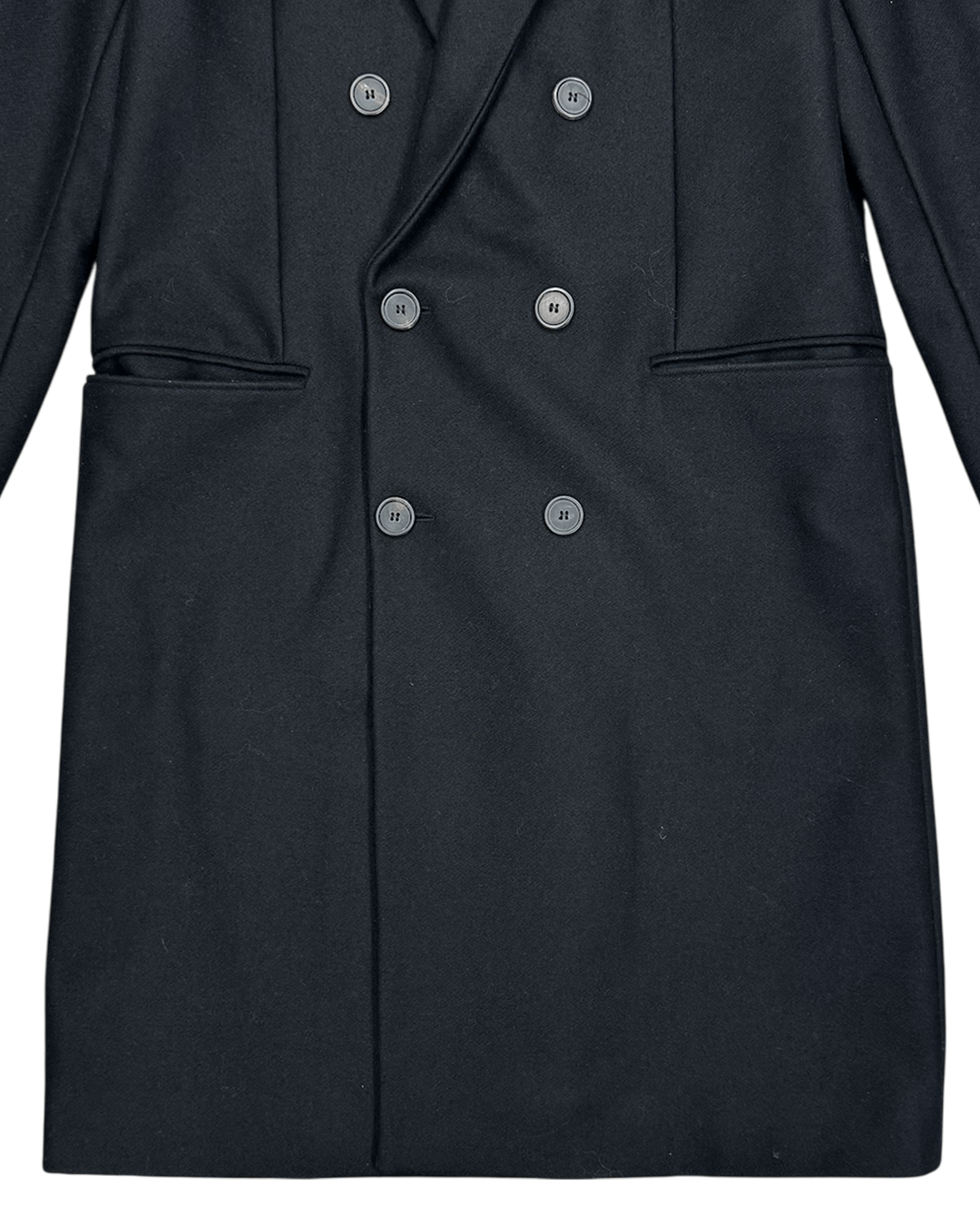 AMI AMI AW15 Double-Breasted Tuskania Wool Coat Size US M / EU 48-50 / 2 - 7 Thumbnail