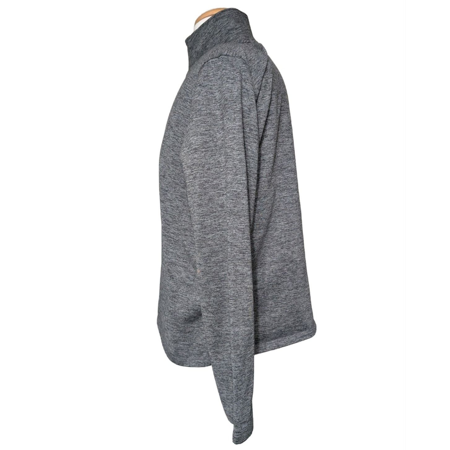 Unknown London Stretch the Rules Gray Quarter Zip Pullover XL Athletic Top Size L / US 10 / IT 46 - 2 Thumbnail