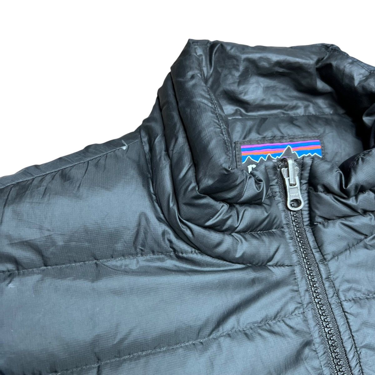 Patagonia × Vintage 2015 Patagonia Black Down Zip Up Style 28387 Puffer Jacket Size US L / EU 52-54 / 3 - 11 Thumbnail